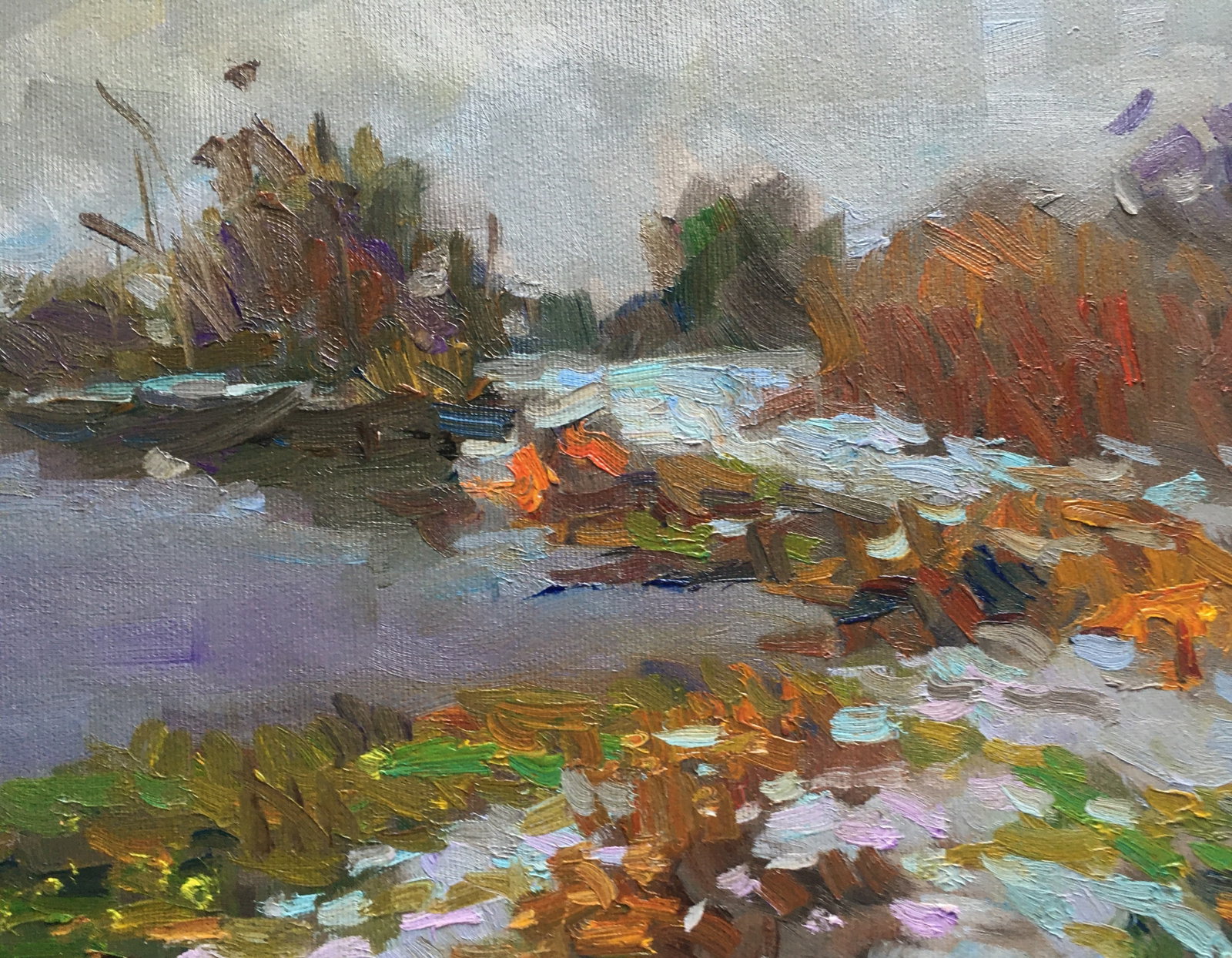 Oil painting Spring is coming Sergey Ivanovich - 7