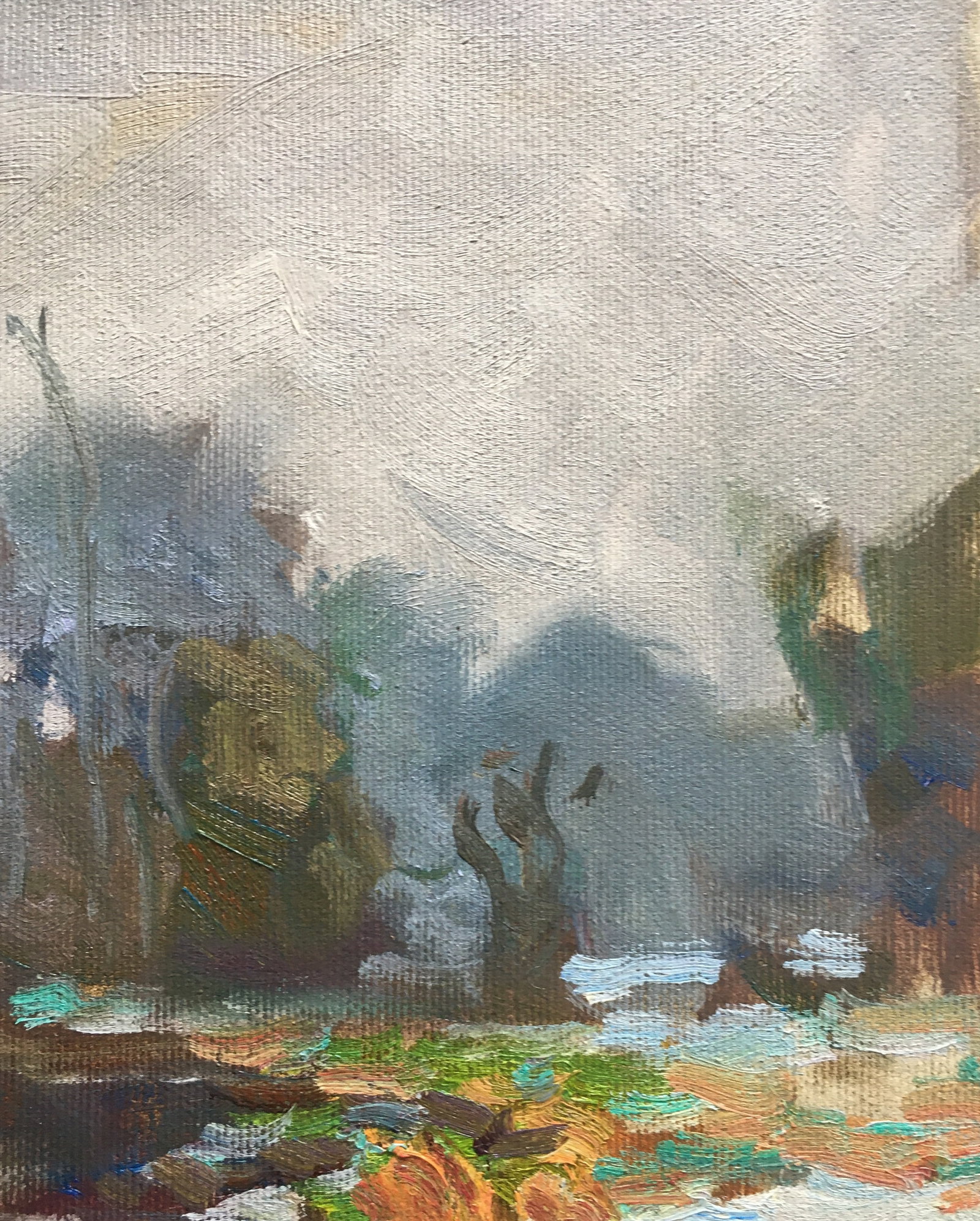 Oil painting Clouds Sergey Ivanovich - 4
