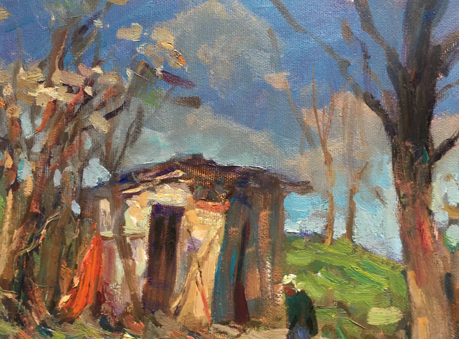Oil painting Granny Sergey Ivanovich - 2