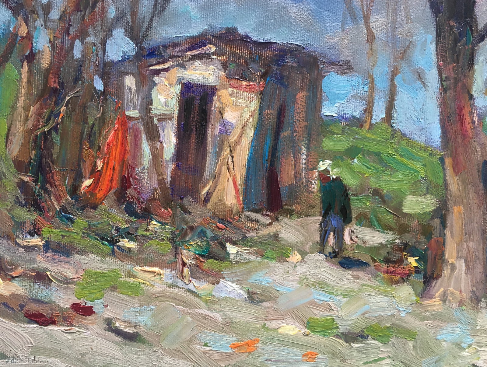 Oil painting Granny Sergey Ivanovich - 3
