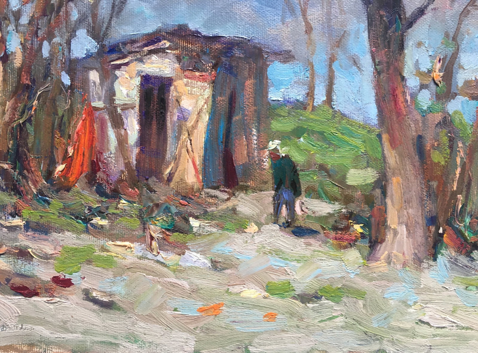 Oil painting Granny Sergey Ivanovich - 4
