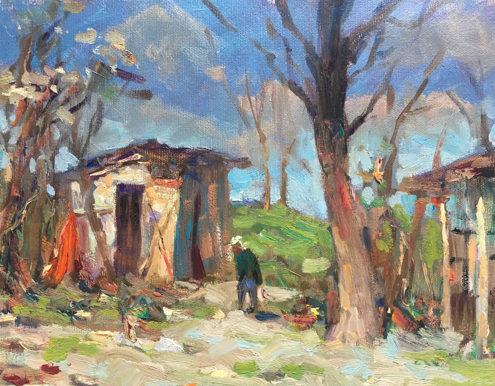 Oil painting Granny Sergey Ivanovich - 6