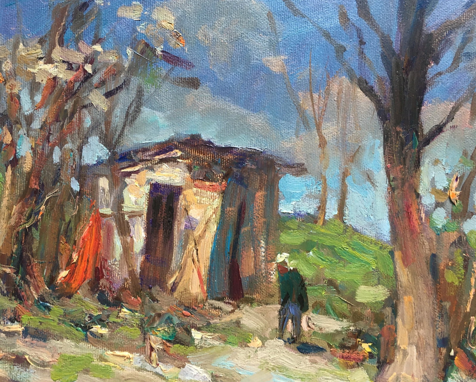 Oil painting Granny Sergey Ivanovich - 7
