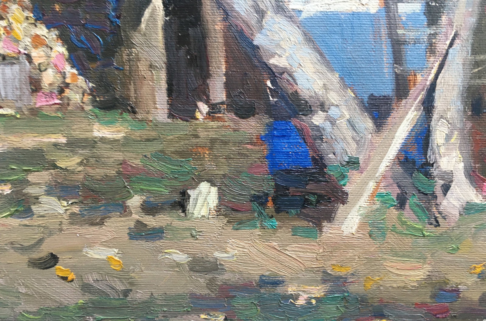 Oil painting A tree from childhood Sergey Ivanovich - 2