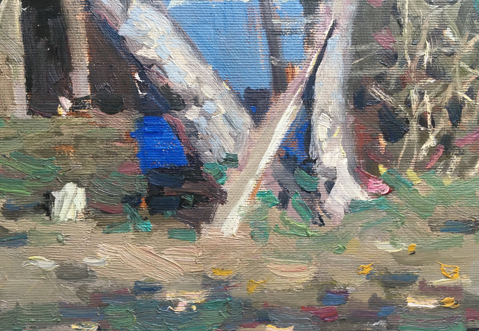 Oil painting A tree from childhood Sergey Ivanovich - 3