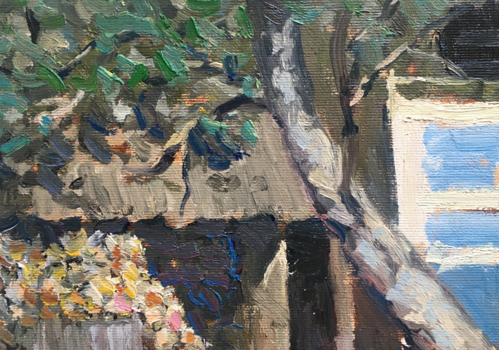 Oil painting A tree from childhood Sergey Ivanovich - 4