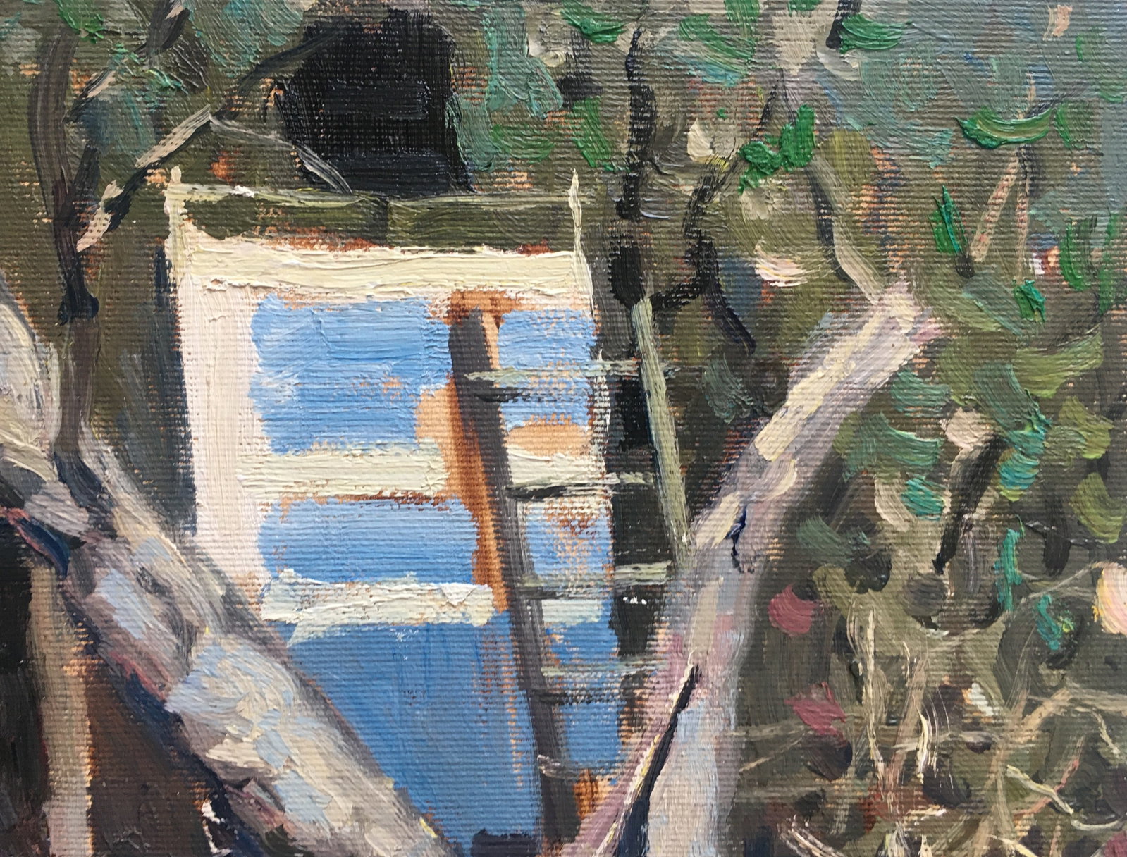 Oil painting A tree from childhood Sergey Ivanovich - 7