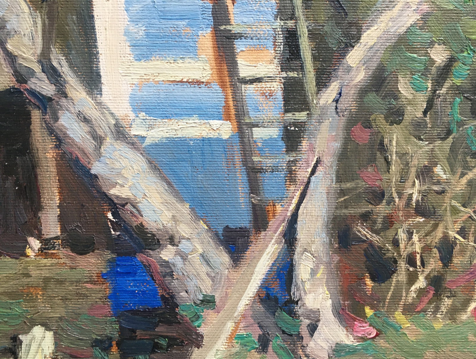 Oil painting A tree from childhood Sergey Ivanovich - 8