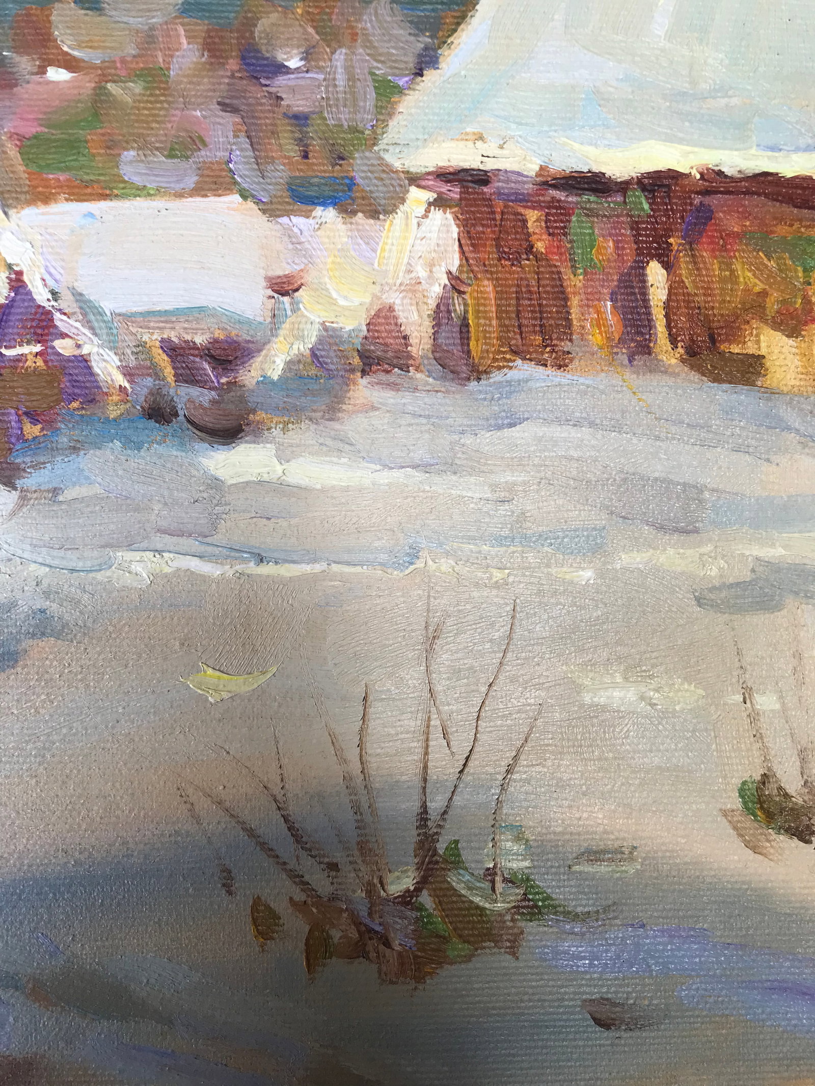 Oil painting Winter affairs Sergey Ivanovich - 10