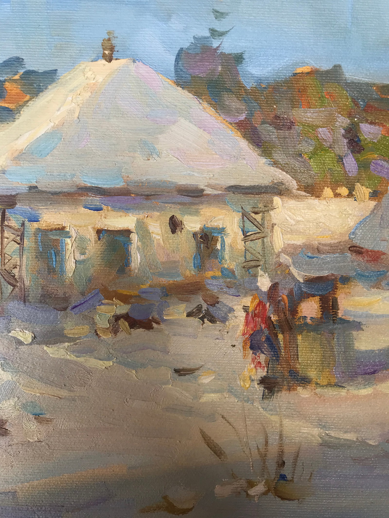 Oil painting Winter affairs Sergey Ivanovich - 4