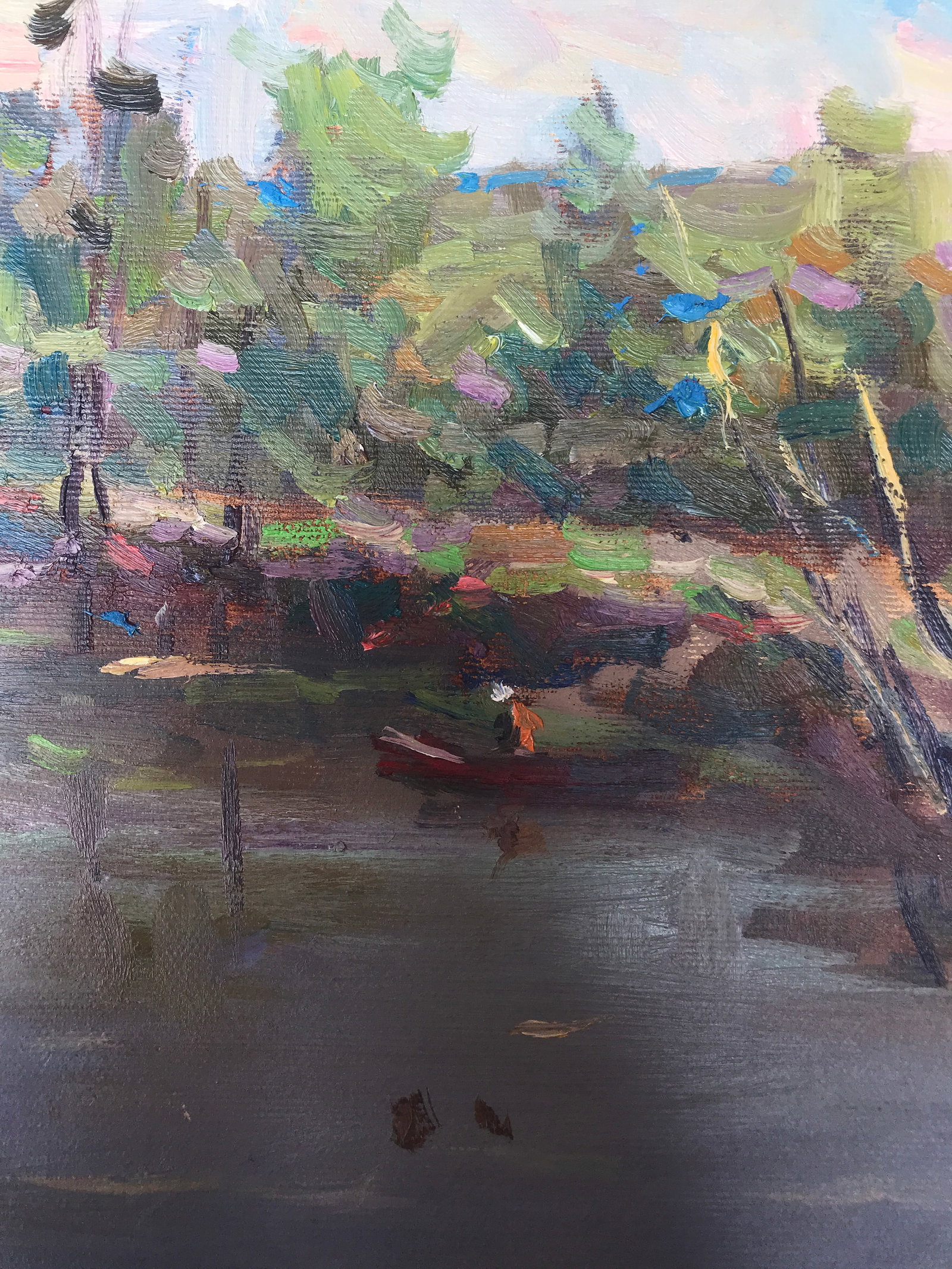 Oil painting swamp vegetation Sergey Ivanovich - 10