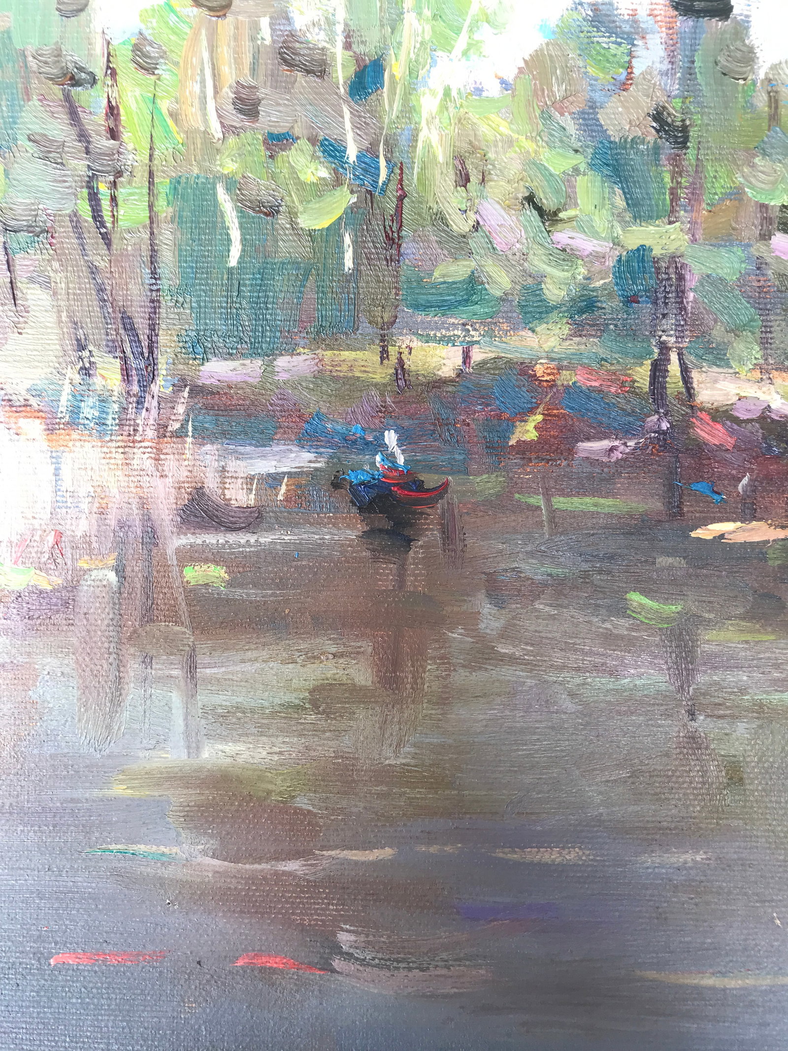 Oil painting swamp vegetation Sergey Ivanovich - 6