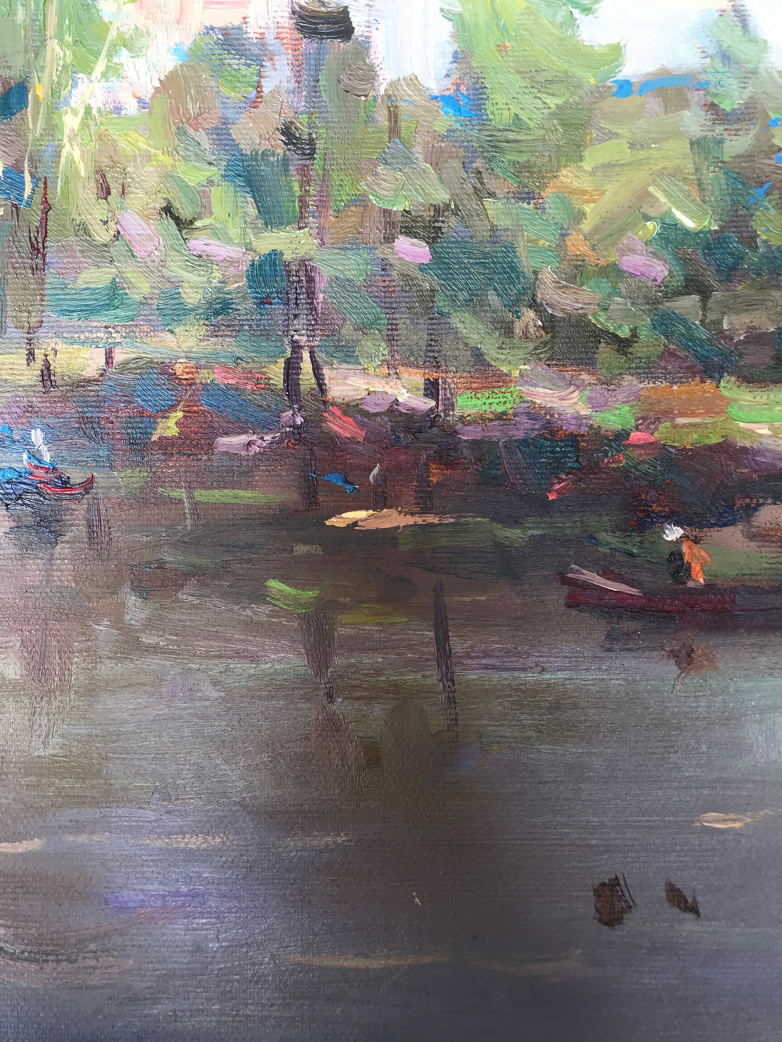Oil painting swamp vegetation Sergey Ivanovich - 8