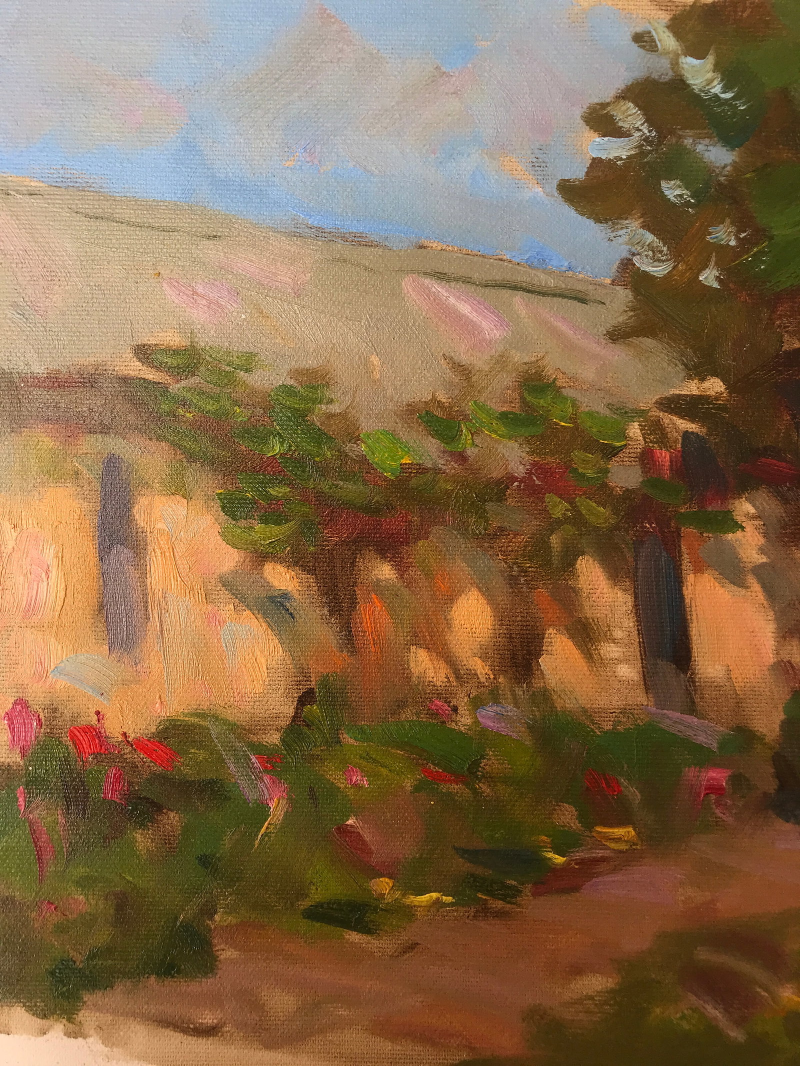 Oil painting in the yard Sergey Ivanovich - 3