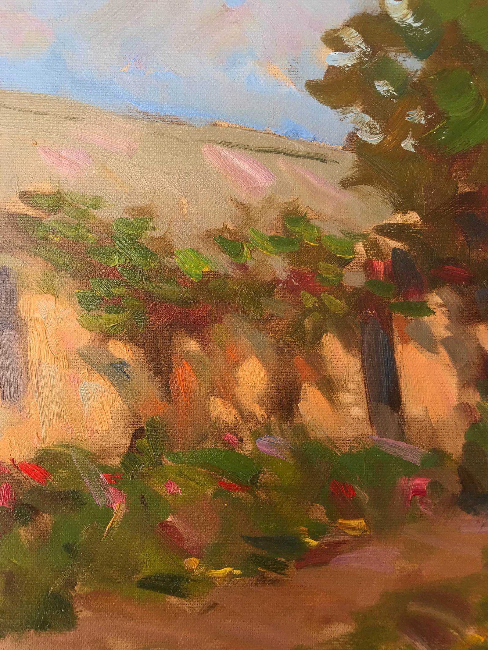 Oil painting in the yard Sergey Ivanovich - 4
