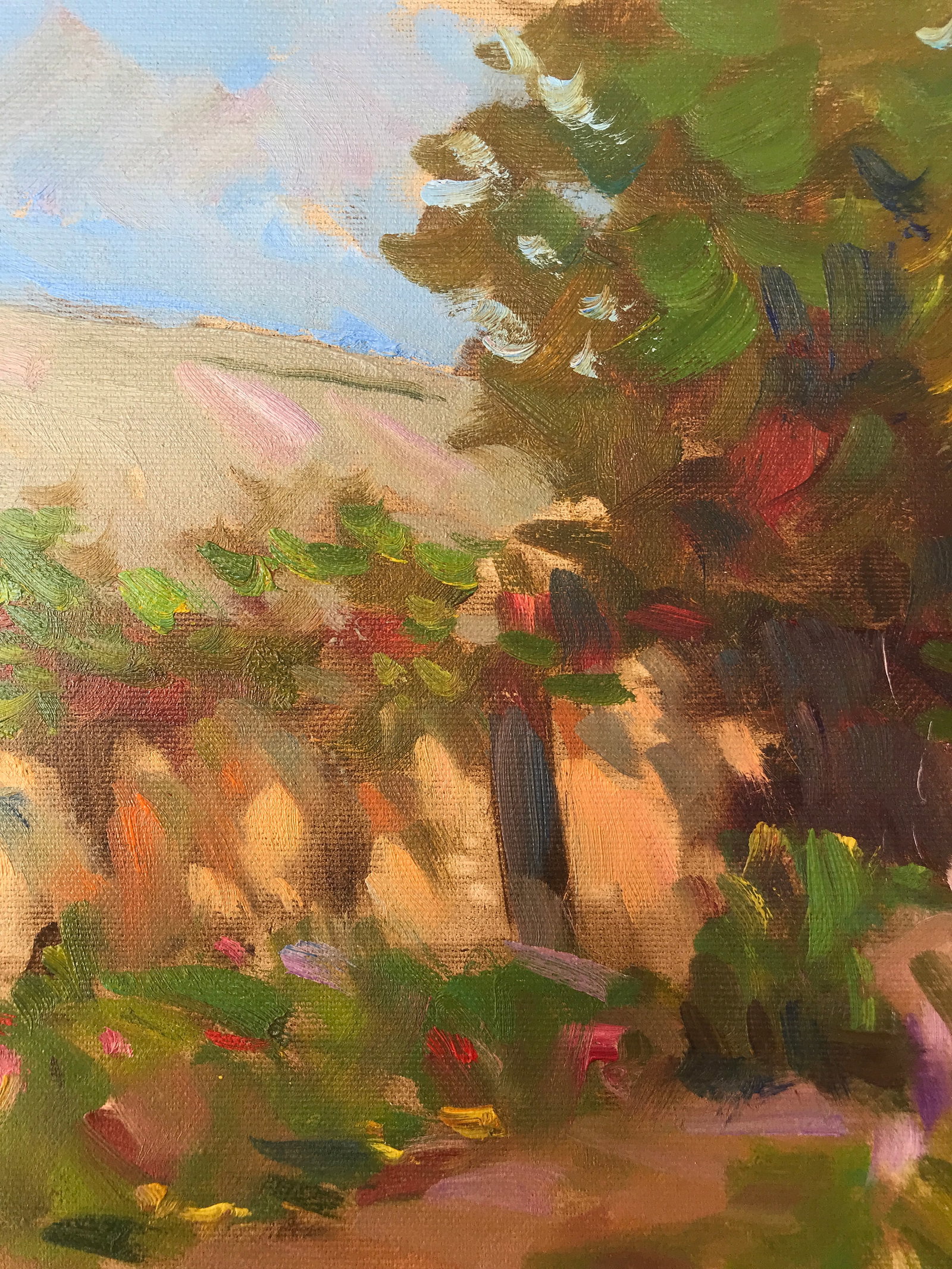 Oil painting in the yard Sergey Ivanovich - 5