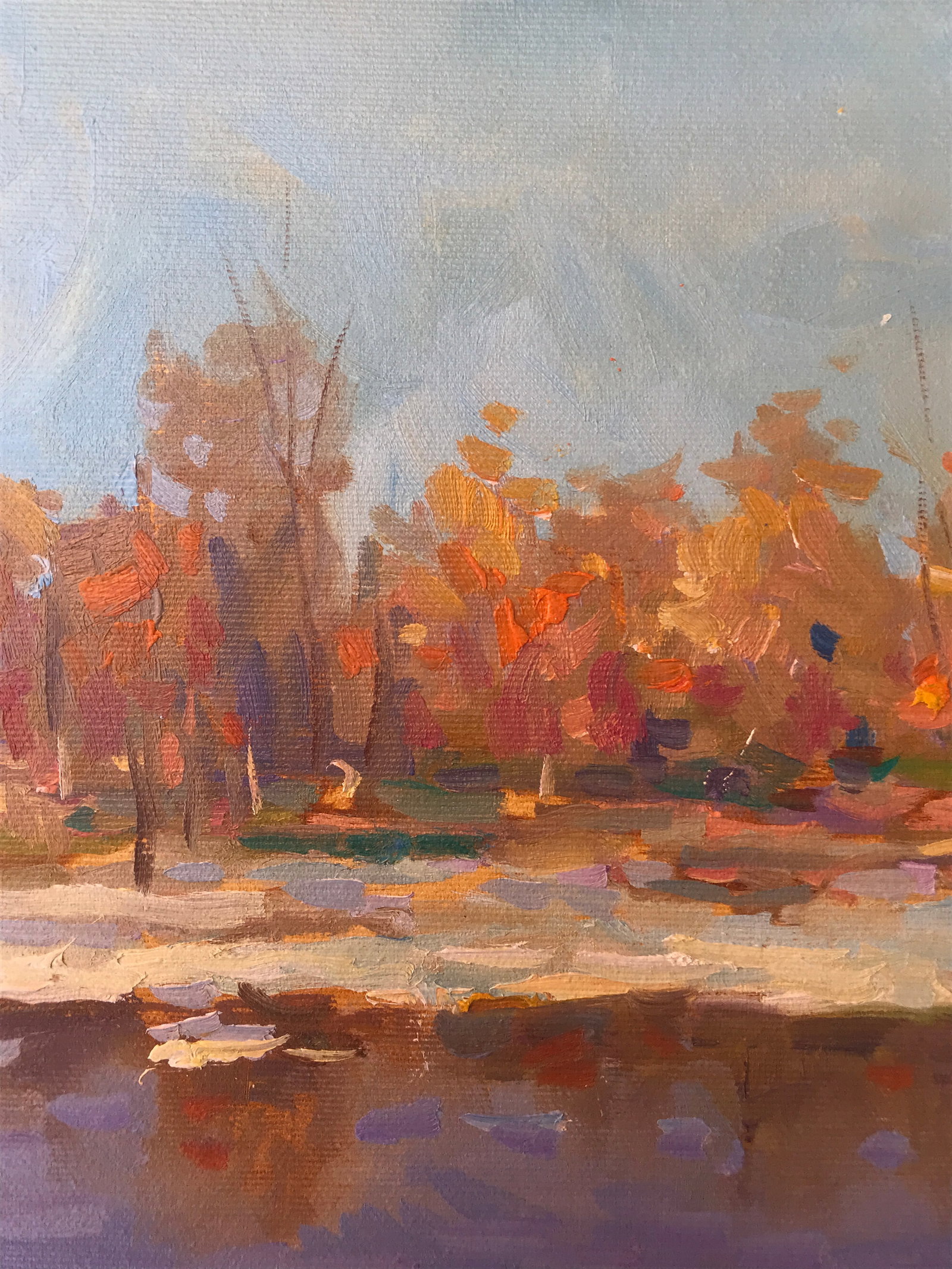 Oil painting The Coming Home Trees Sergey Ivanovich - 3