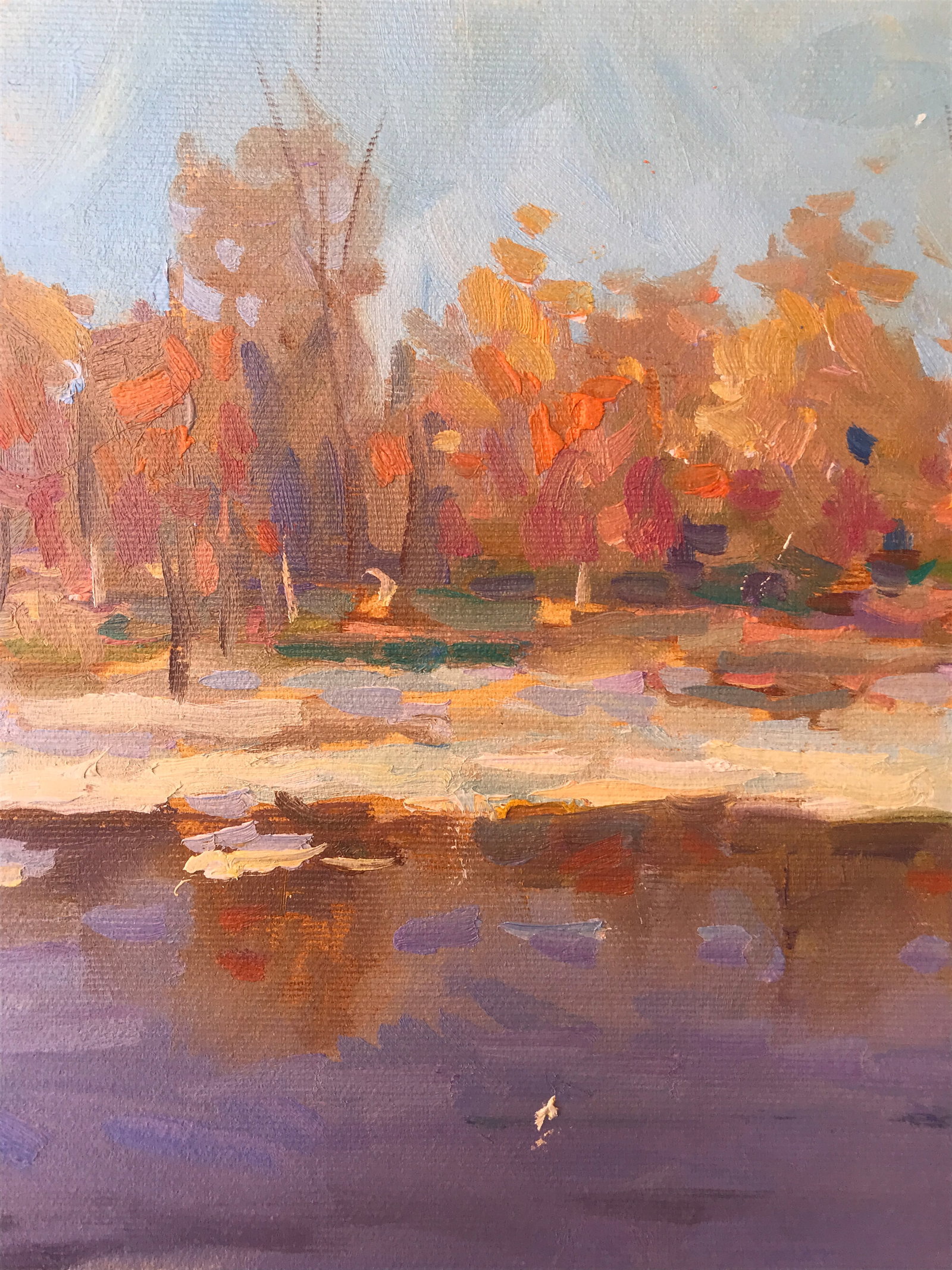 Oil painting The Coming Home Trees Sergey Ivanovich - 4