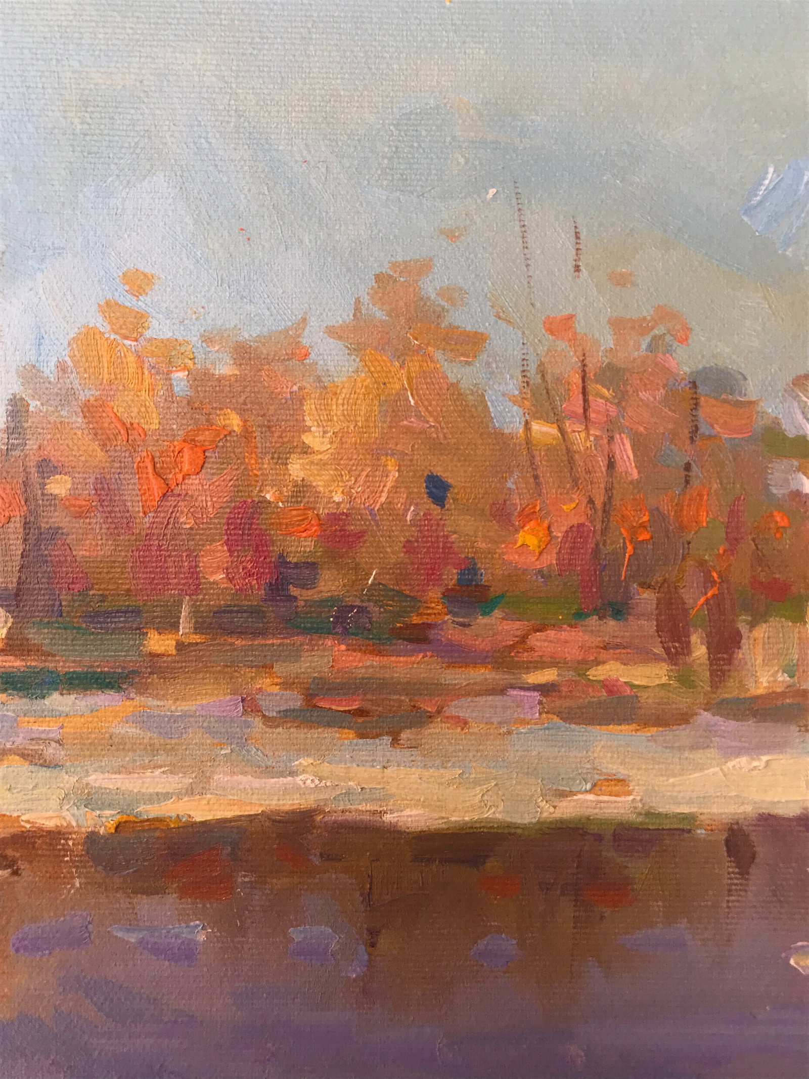 Oil painting The Coming Home Trees Sergey Ivanovich - 5