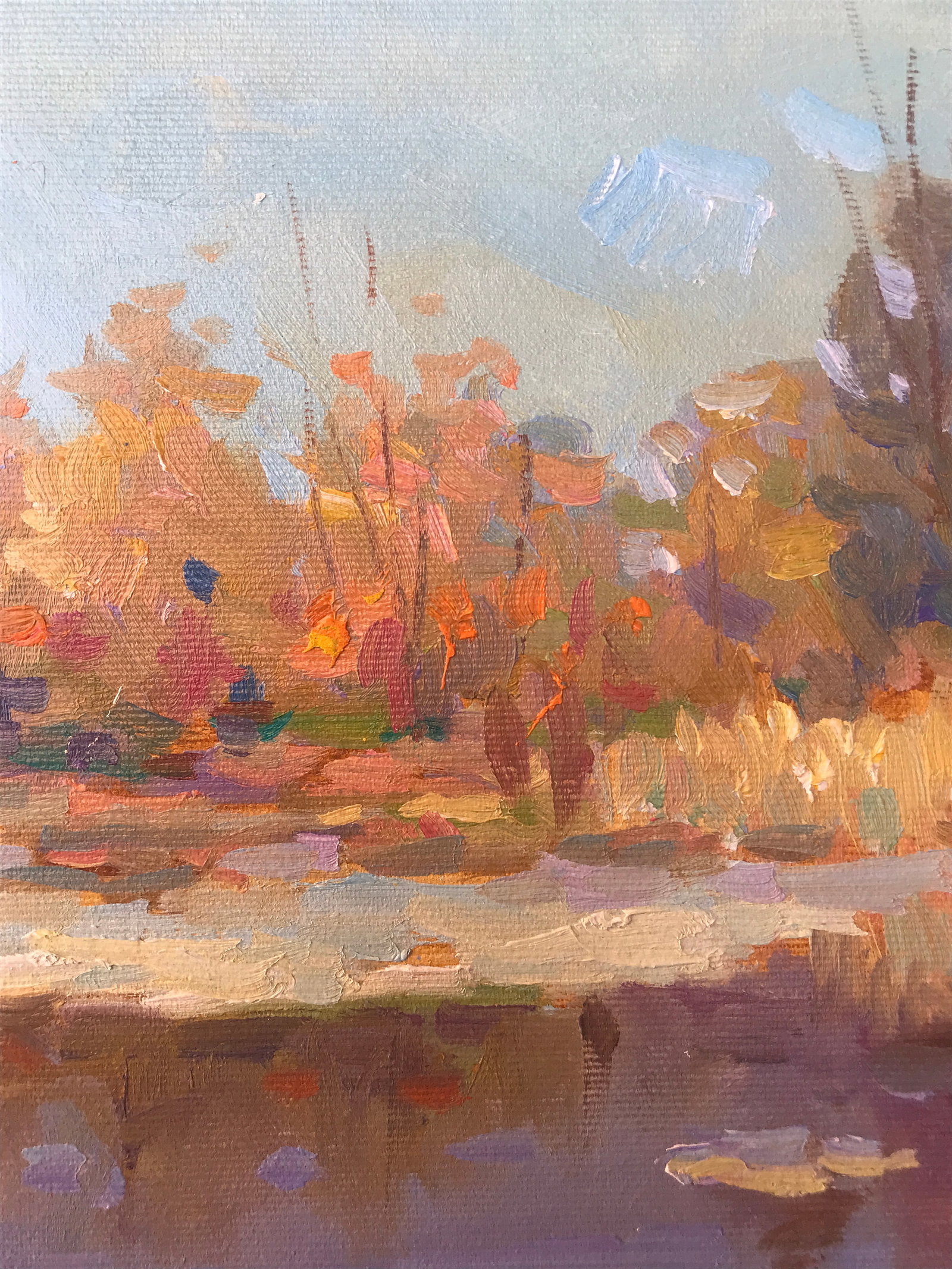 Oil painting The Coming Home Trees Sergey Ivanovich - 7