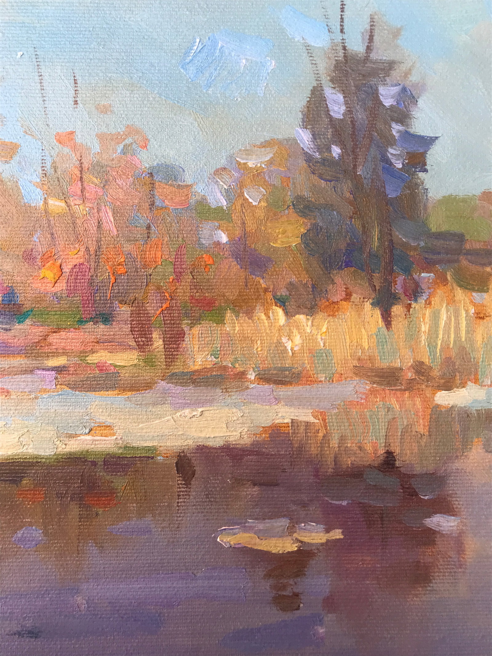 Oil painting The Coming Home Trees Sergey Ivanovich - 9