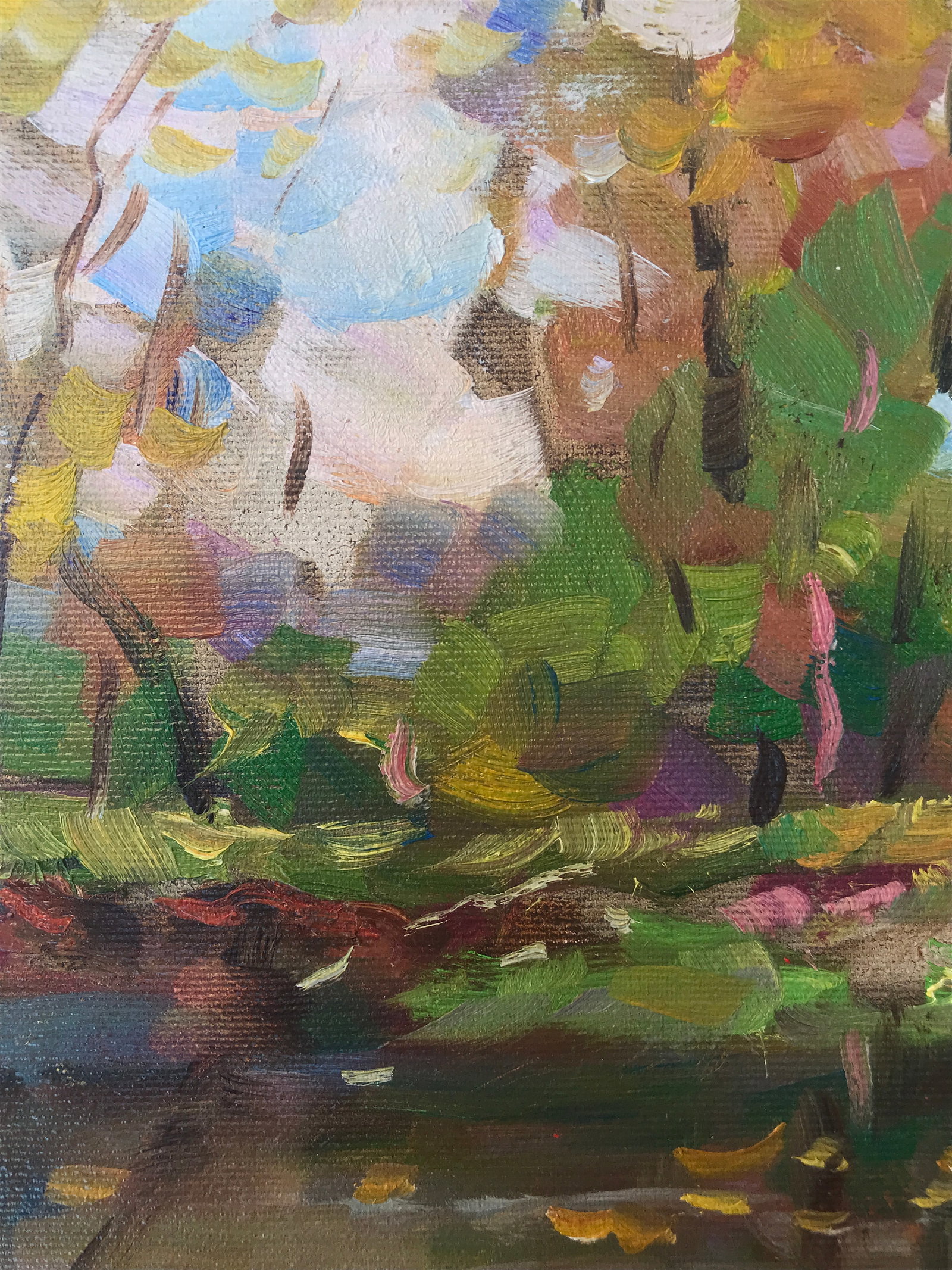 Oil painting picnic Sergey Ivanovich - 3