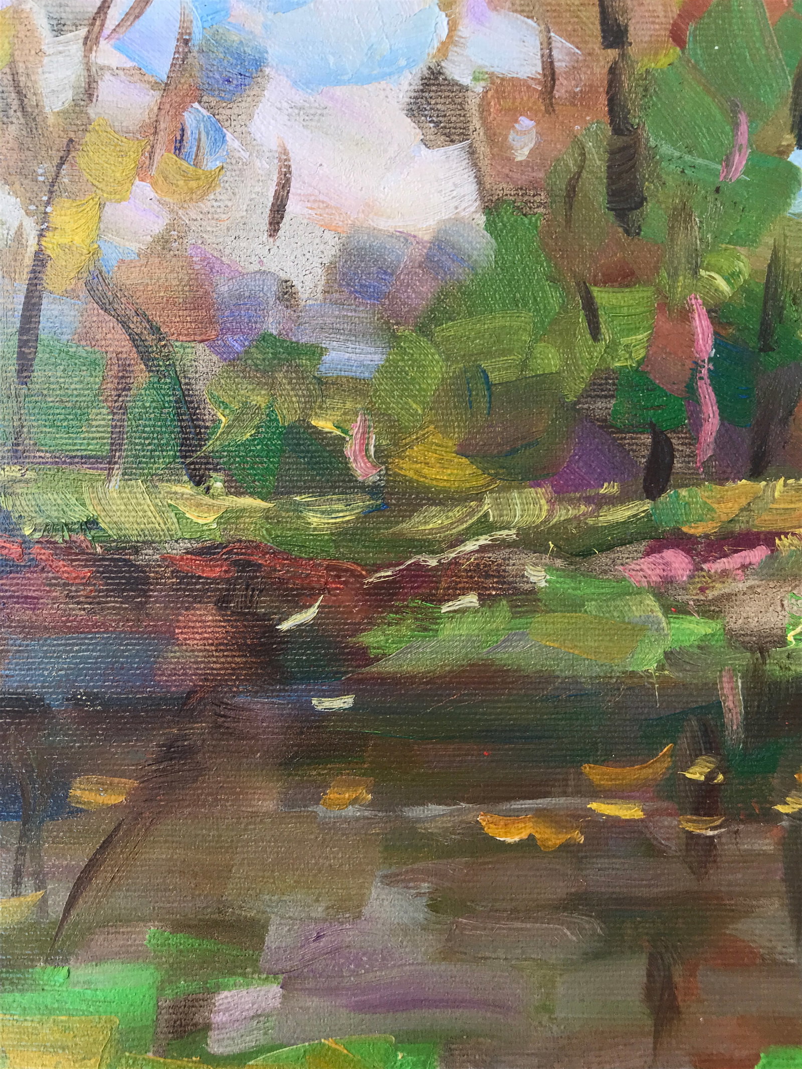 Oil painting picnic Sergey Ivanovich - 4