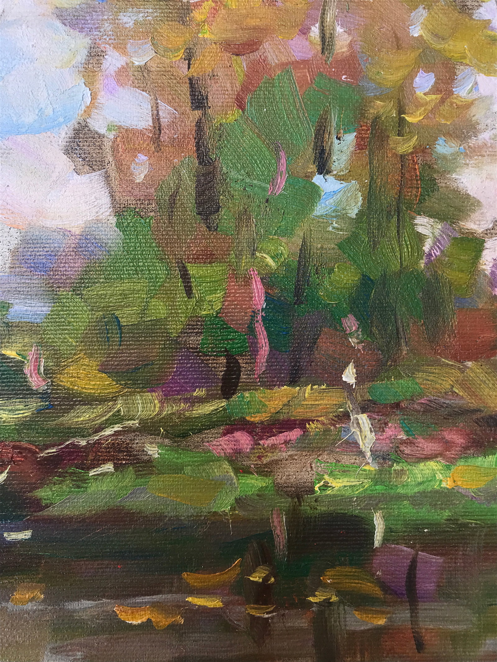 Oil painting picnic Sergey Ivanovich - 5