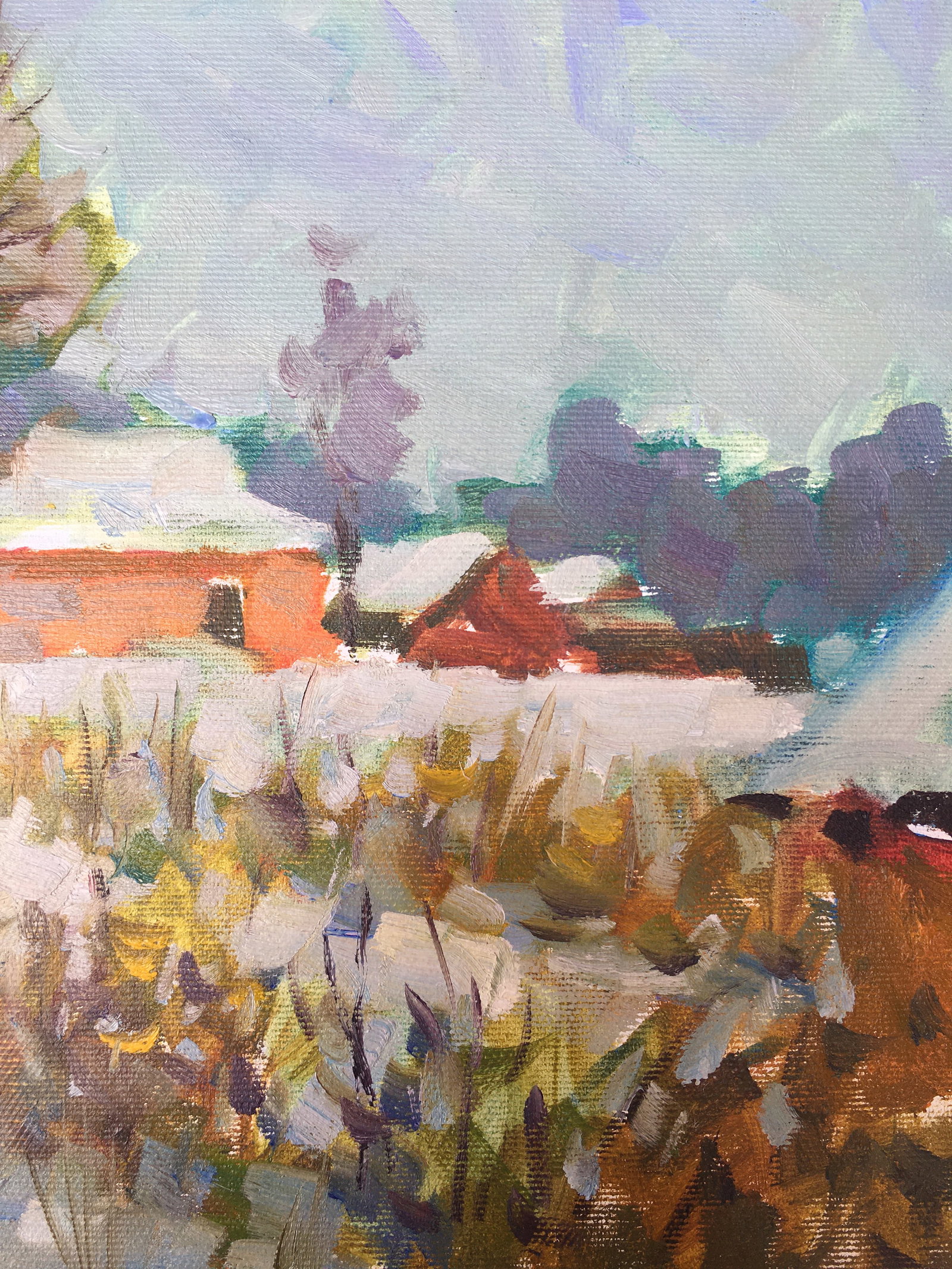 Oil painting Winter way Sergey Ivanovich Animov - 10