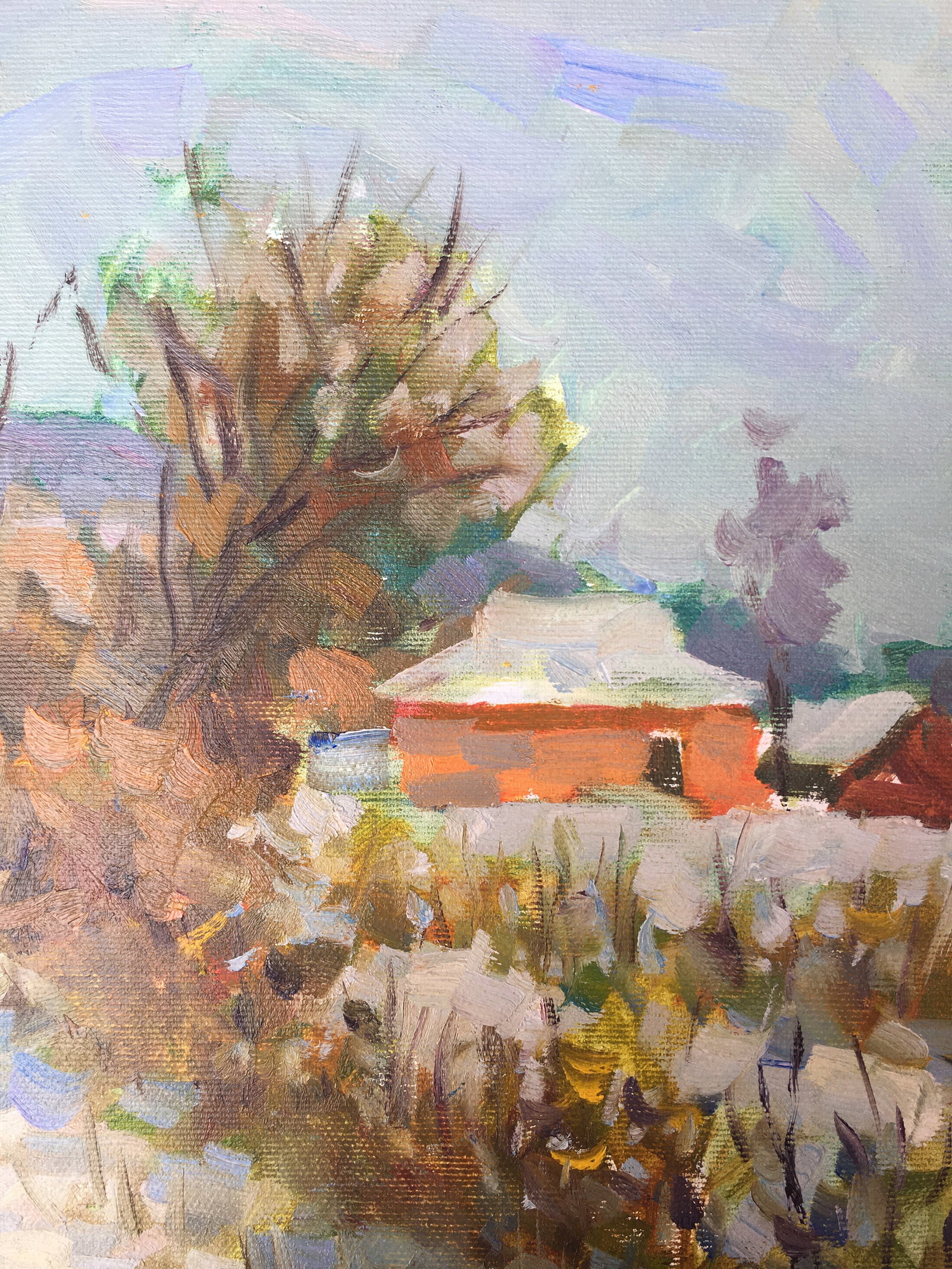 Oil painting Winter way Sergey Ivanovich Animov - 5