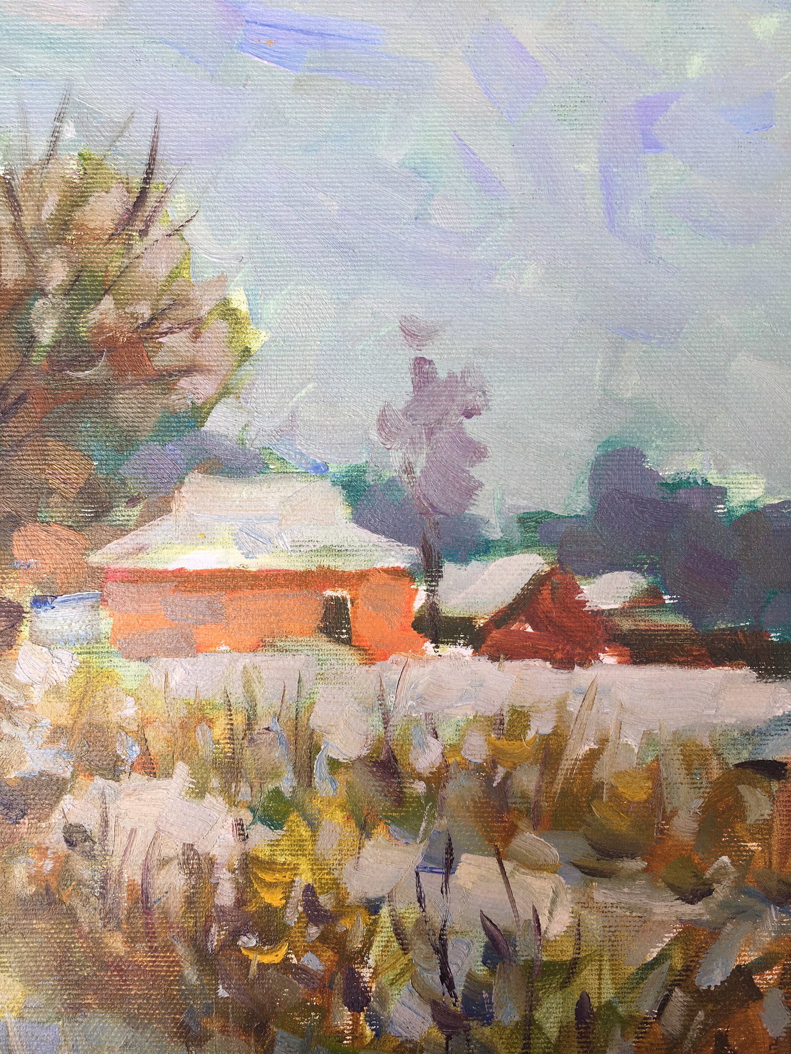 Oil painting Winter way Sergey Ivanovich Animov - 7