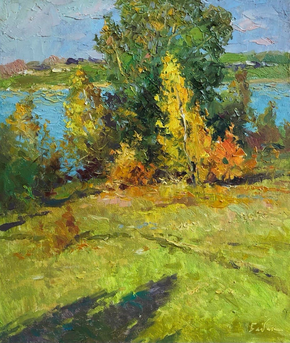 Oil painting Beginning Vyacheslav Petrovich Babac: Title: Oil painting Beginning Vyacheslav Petrovich Babac Description: 98BA Painter: Vyacheslav Petrovick Babac Size: 42x50 cm/16.5x19.7 inches Components: oil, canvas Original painting from our collec