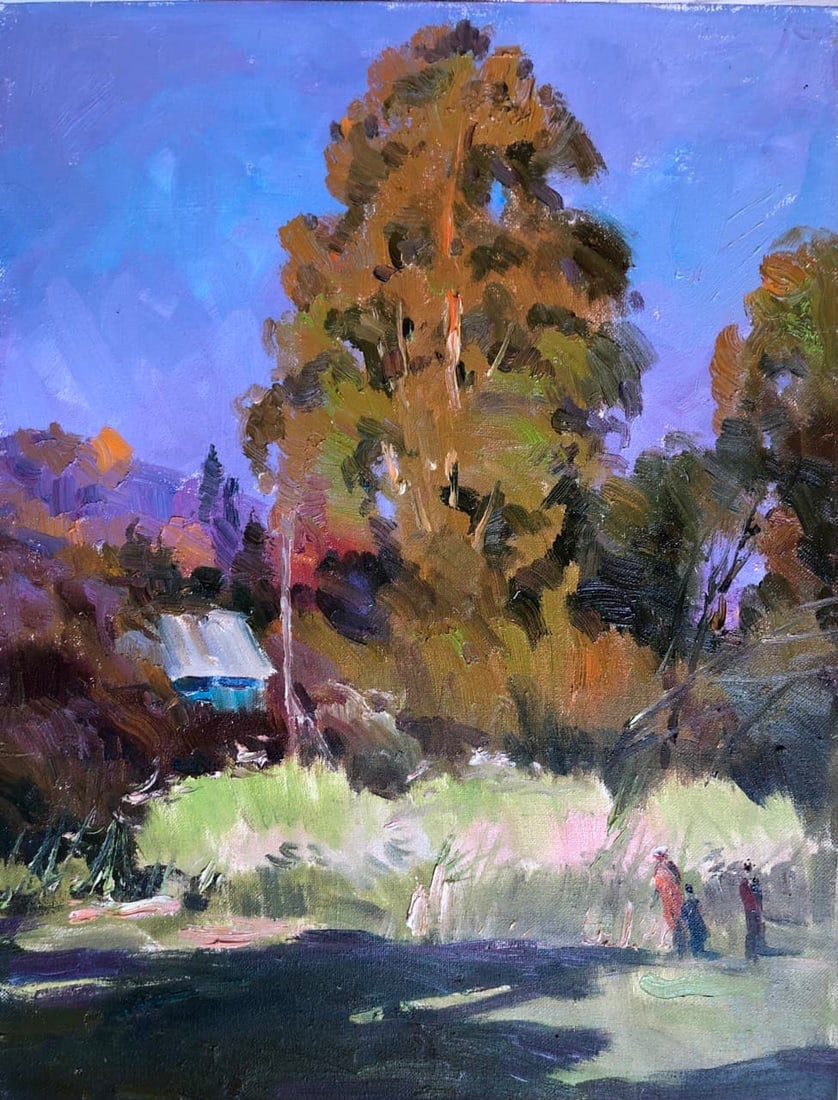 Oil painting Evening Vyacheslav Petrovich Babac (1 of 2)
