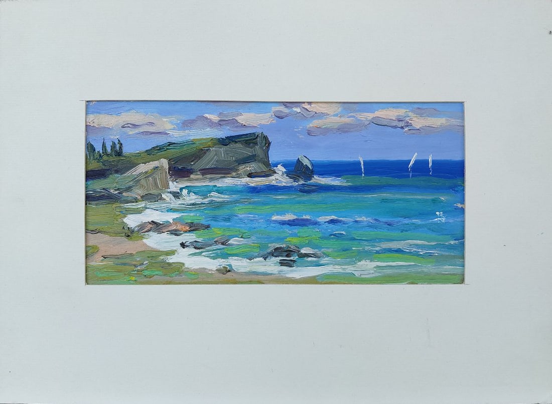 Oil painting Seascape Vyacheslav Petrovich Babac - 2