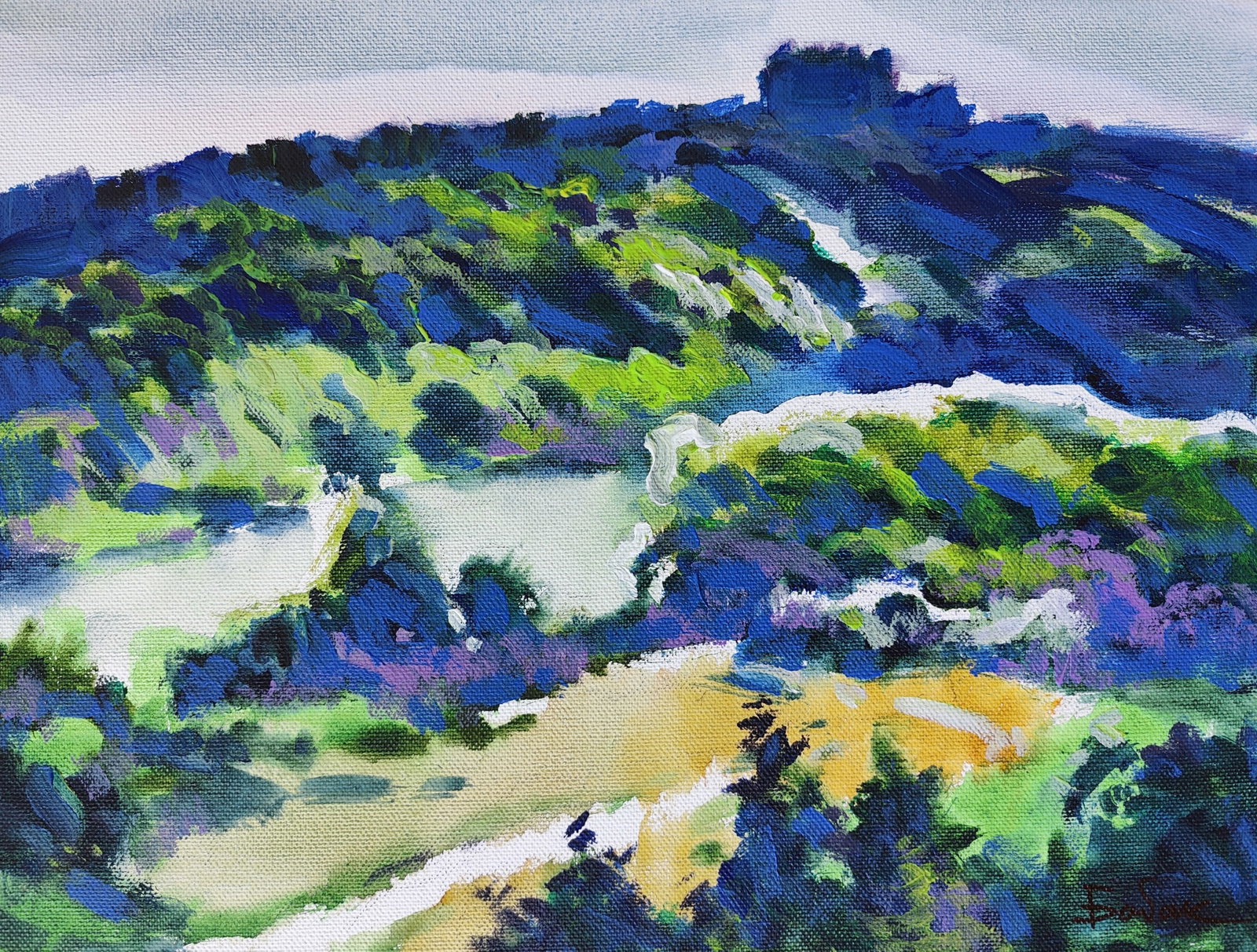 Oil painting Spring Vyacheslav Petrovich Babac: Title: Oil painting Spring Vyacheslav Petrovich Babac Description: 151BA Painter: Vyacheslav Petrovick Babac Size: 22x28 cm/8.66x11.02 inches Components: oil, cardboard Original painting from our