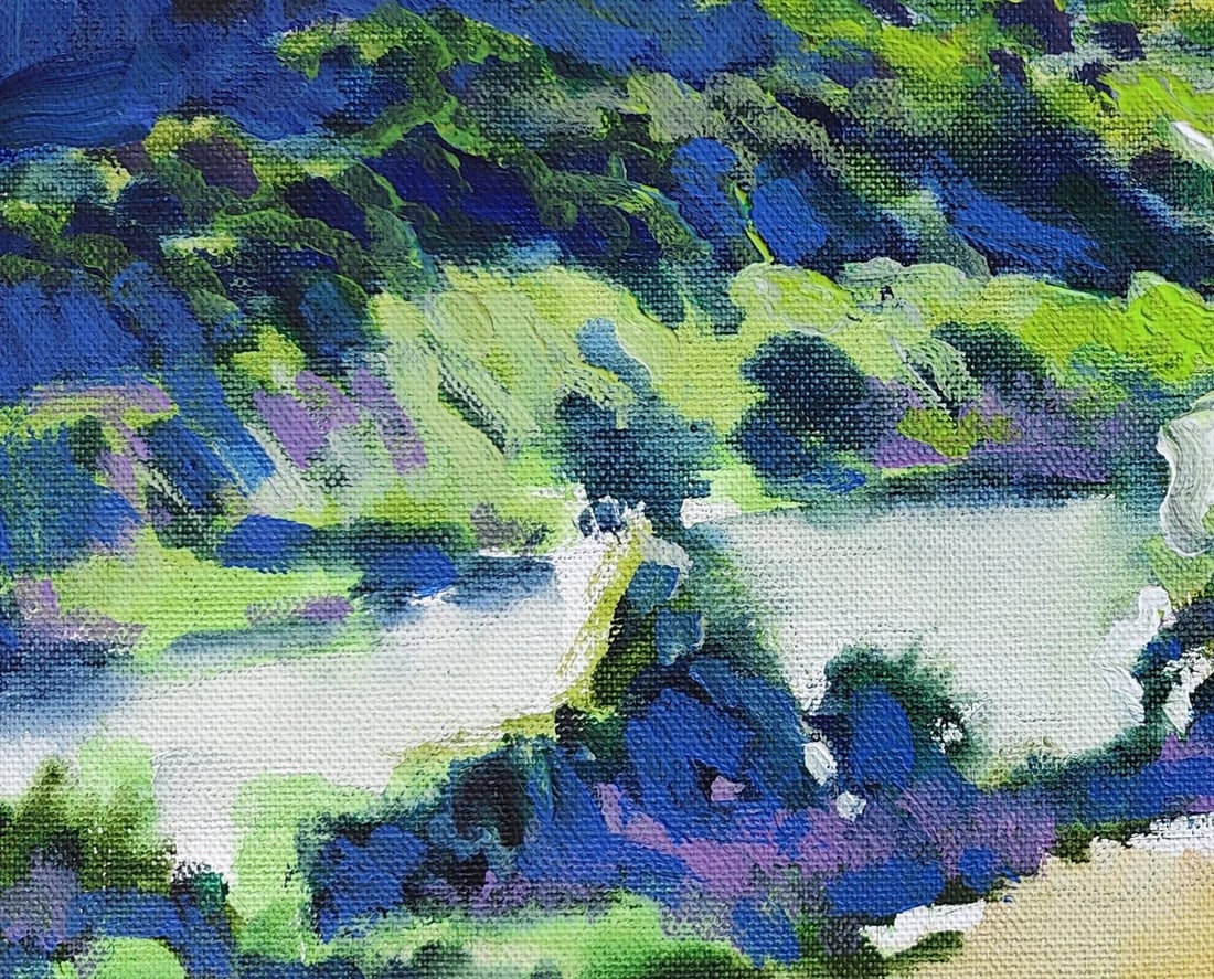 Oil painting Spring Vyacheslav Petrovich Babac - 2