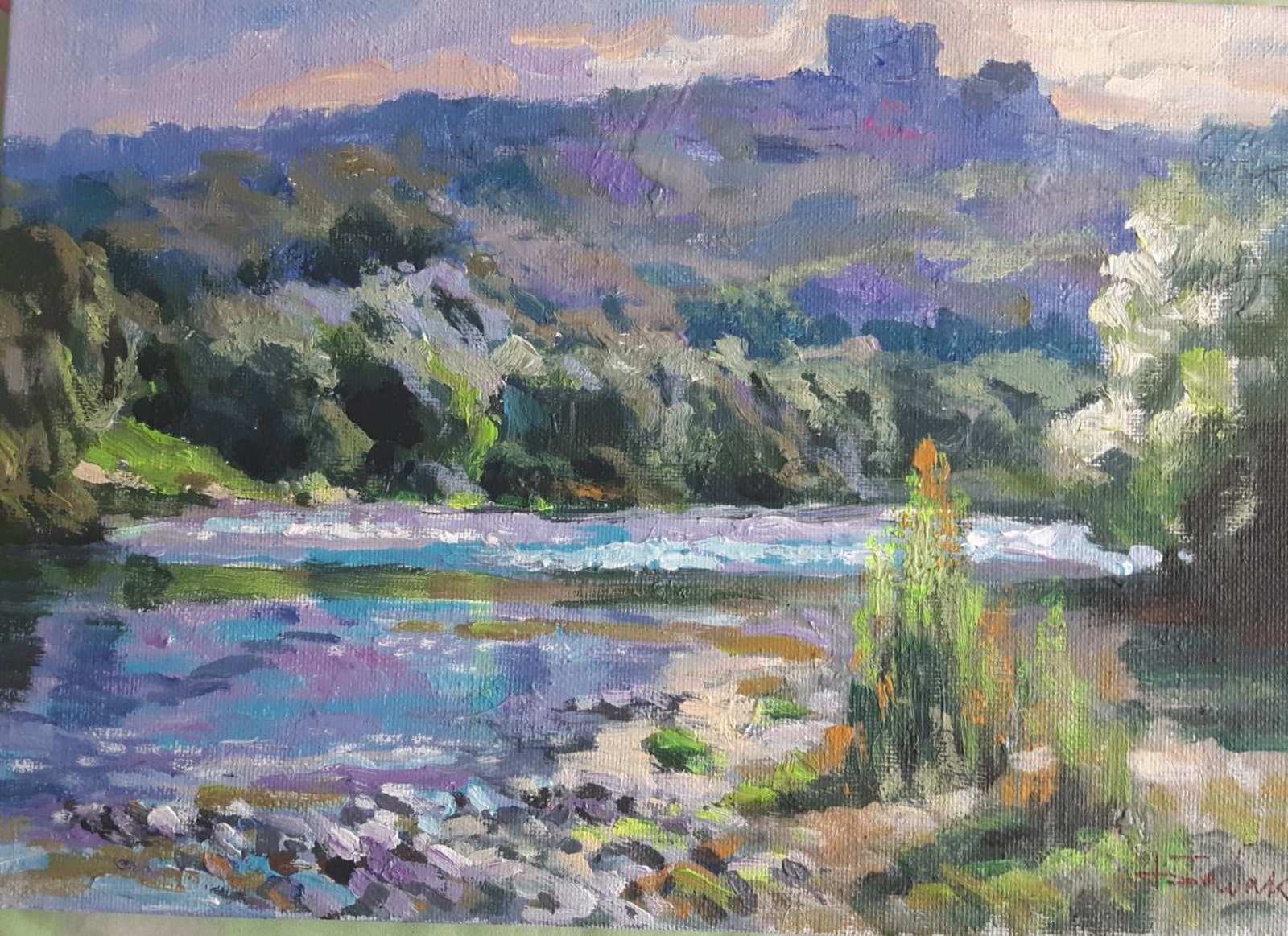 Acrylic painting A day is a lot Vyacheslav Petrovich Babac: Title: Acrylic painting A day is a lot Vyacheslav Petrovich Babac Description: 171BA Painter: Vyacheslav Petrovick Babac Size: 35x50 cm/13,78x19,68 inches Components: Acrylic, canvas Original painting