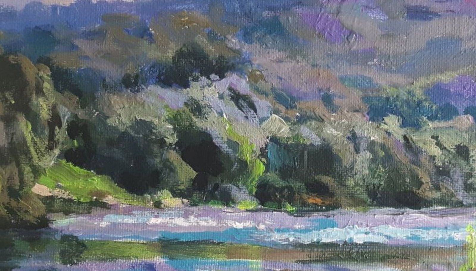 Acrylic painting A day is a lot Vyacheslav Petrovich Babac - 2
