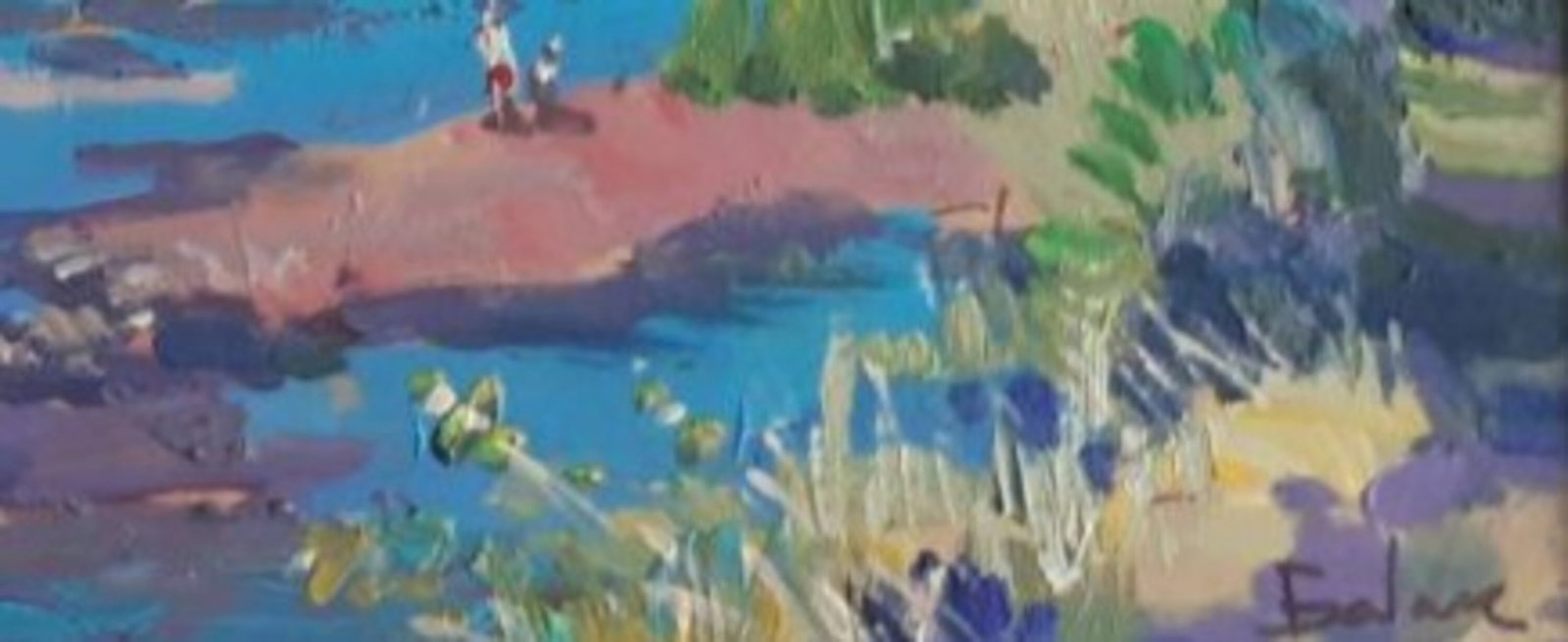 Acrylic painting Morning Vyacheslav Petrovich Babac - 4
