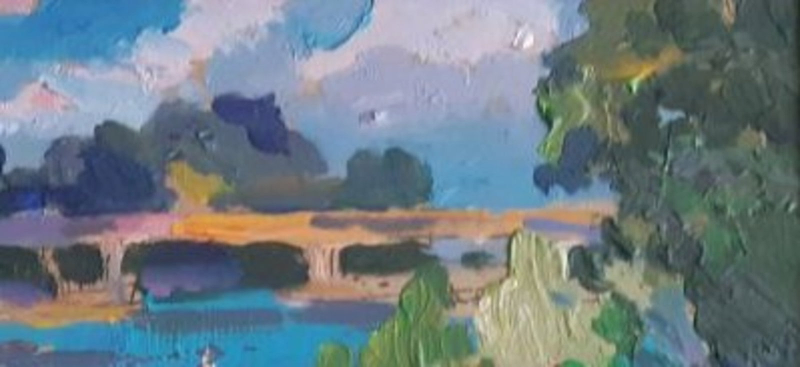Acrylic painting Morning Vyacheslav Petrovich Babac - 5