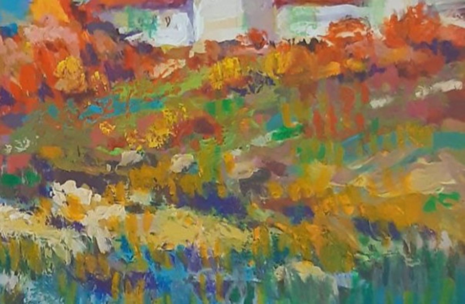 Acrylic painting Svirzhsky Castle Vyacheslav Petrovich Babac - 3