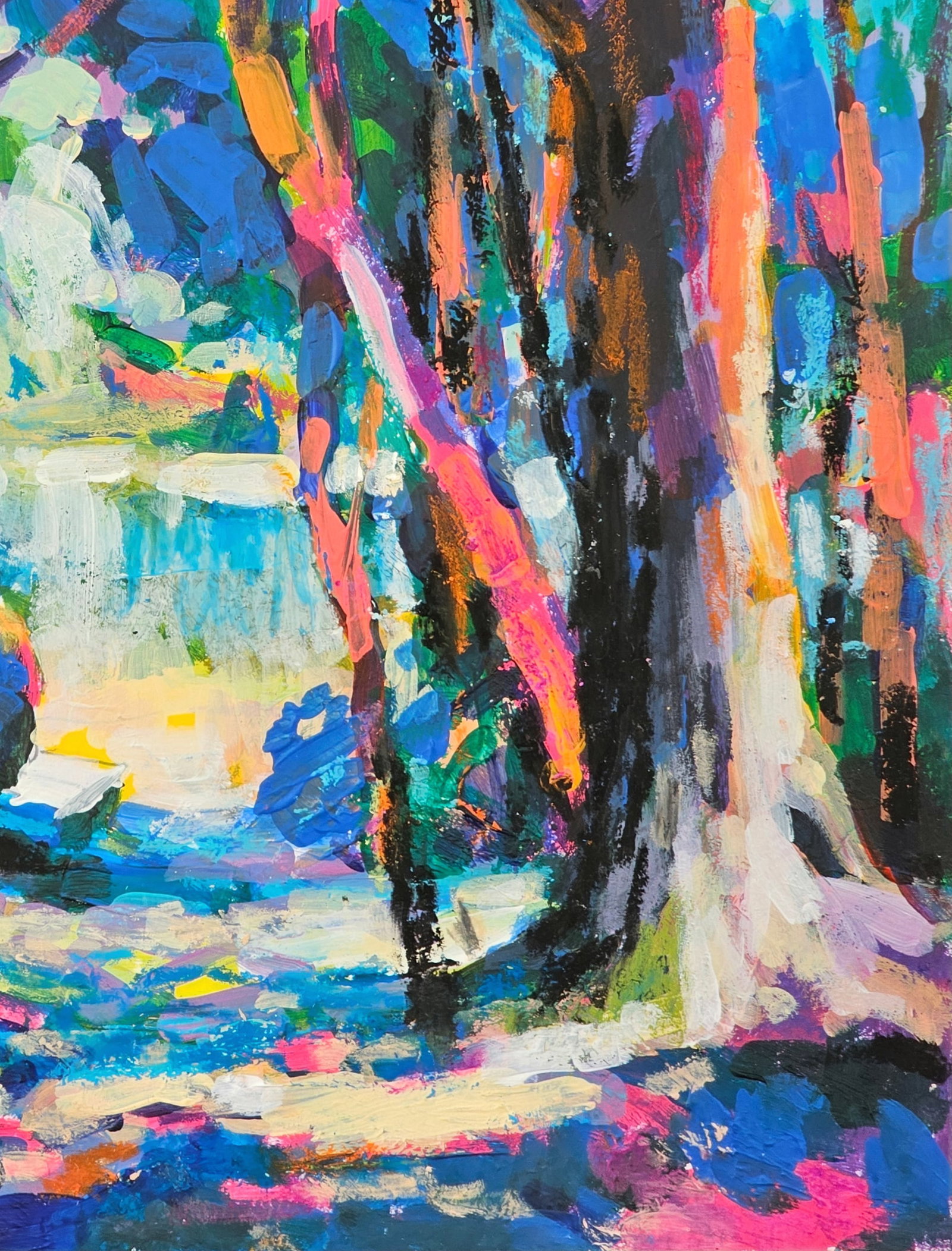 Oil painting colorful landscape Vyacheslav Petrovich Babac - 6