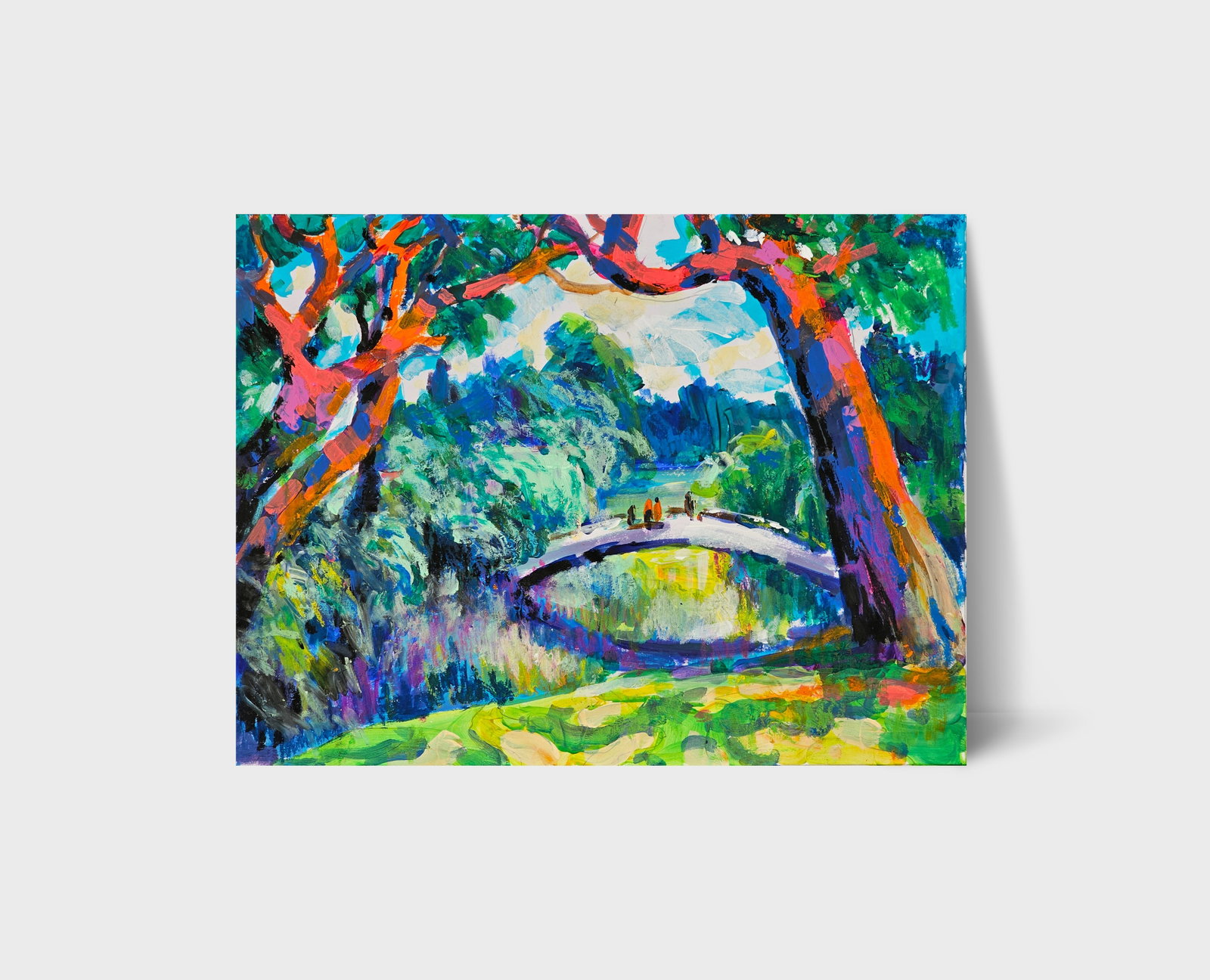 Oil painting summer landscape Vyacheslav Petrovich Babac - 10