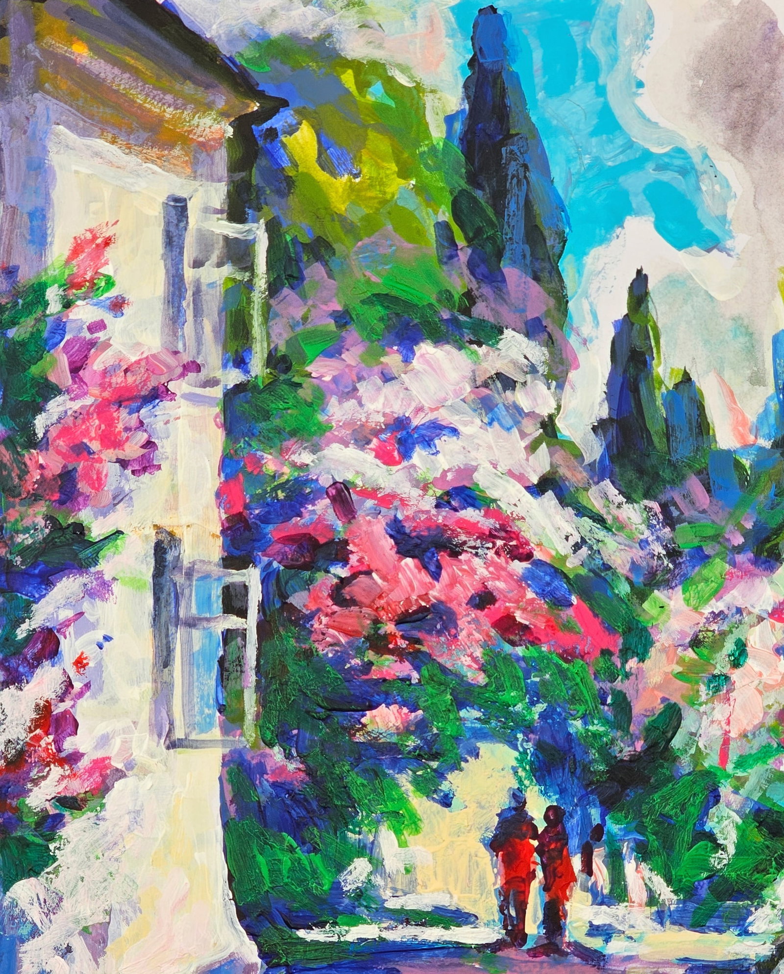 Oil painting spring landscape Vyacheslav Petrovich Babac - 3