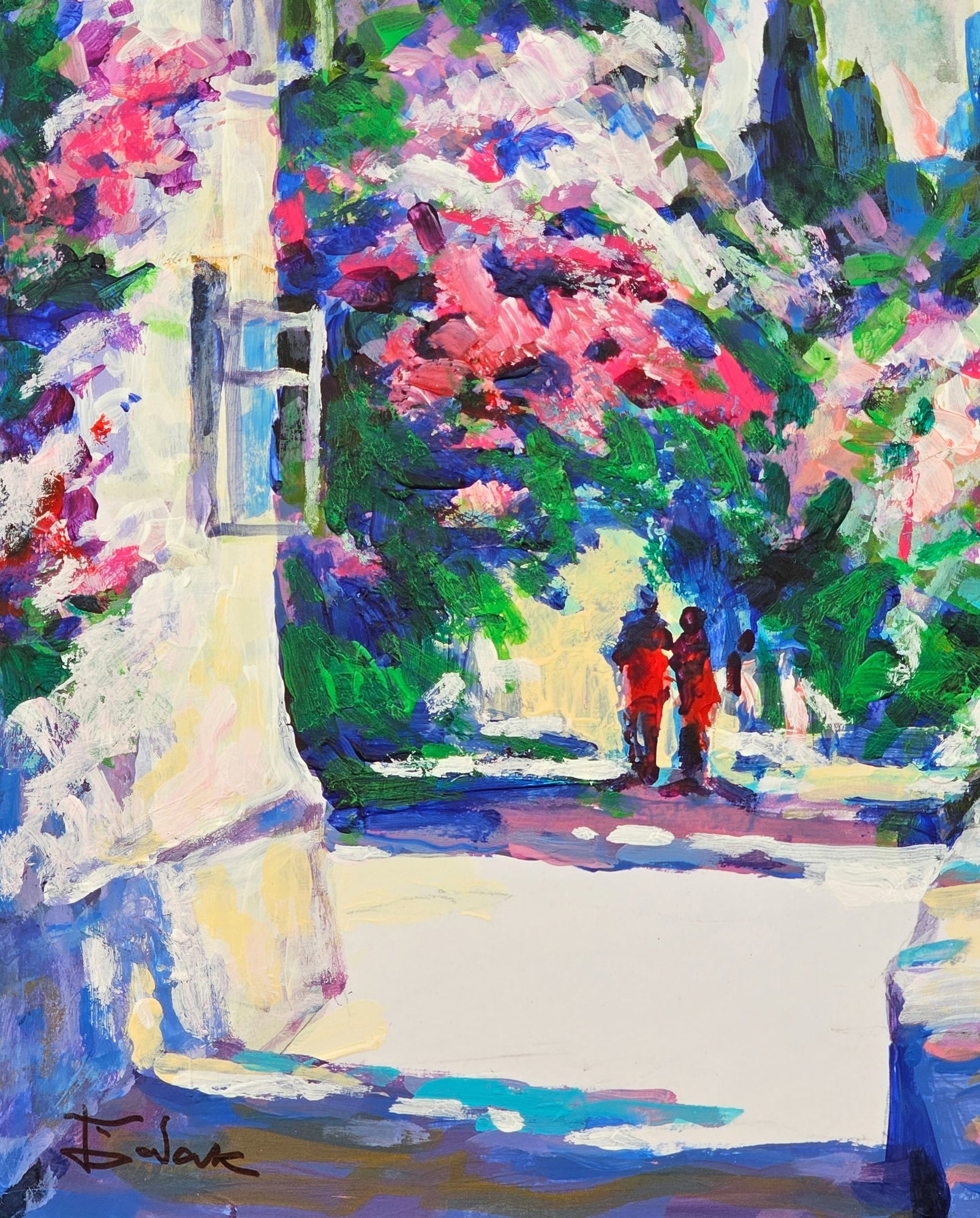 Oil painting spring landscape Vyacheslav Petrovich Babac - 5