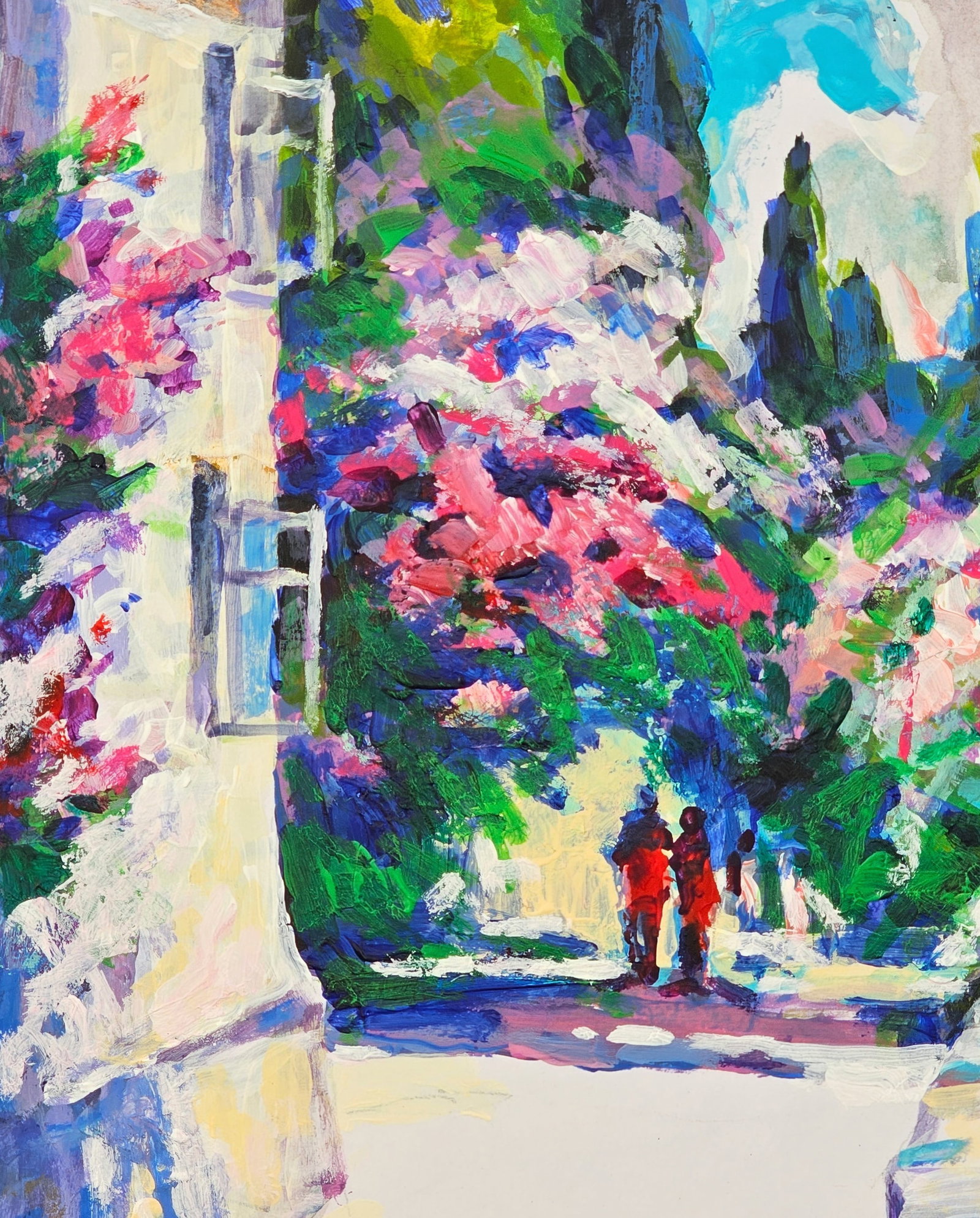 Oil painting spring landscape Vyacheslav Petrovich Babac - 8