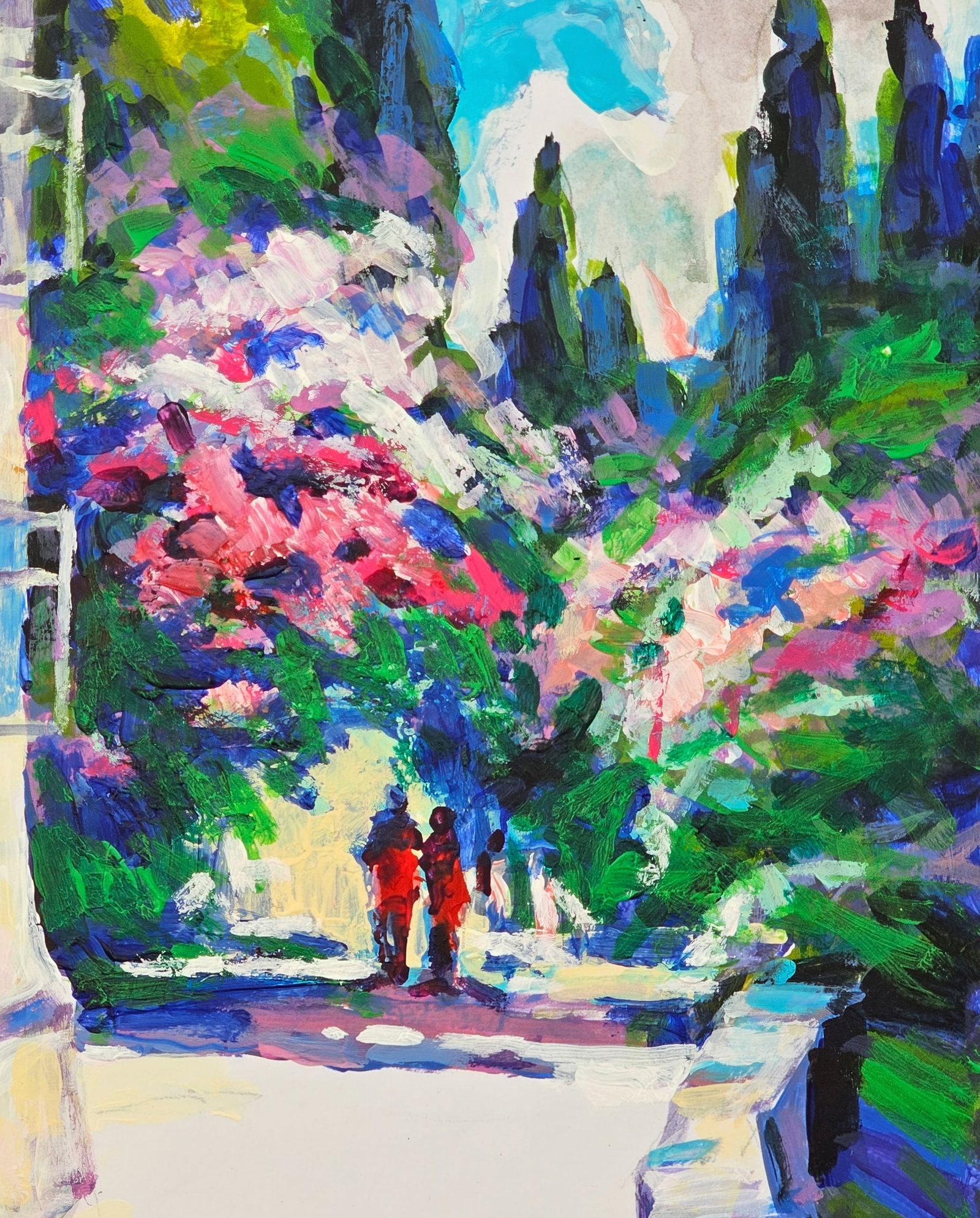 Oil painting spring landscape Vyacheslav Petrovich Babac - 9