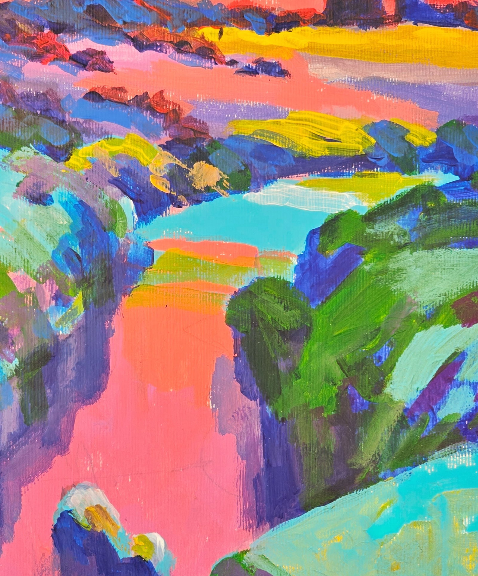 Oil painting Red evening Vyacheslav Petrovich Babac - 7