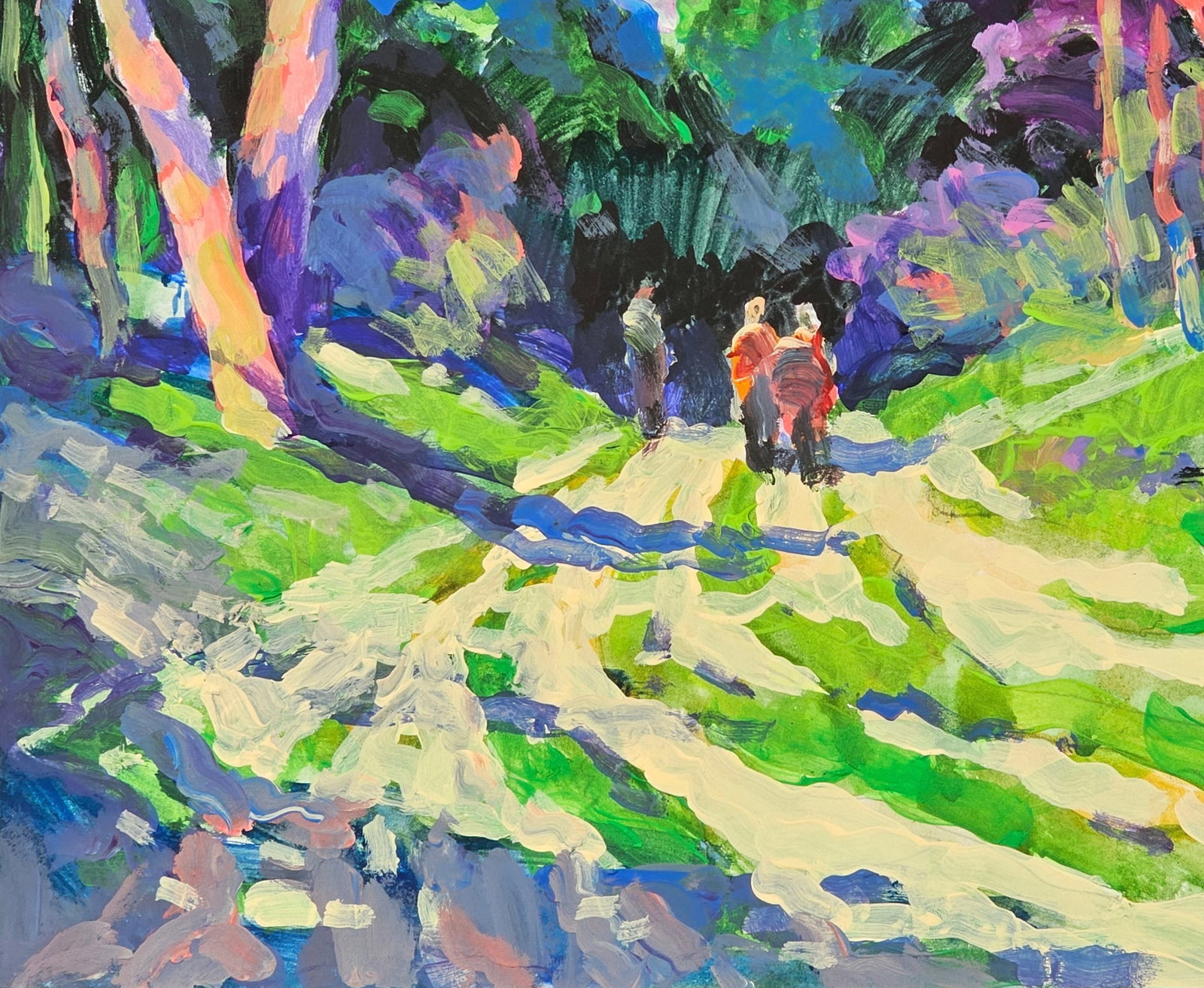 Oil painting A walk in the forest Vyacheslav Petrovich Babac - 5