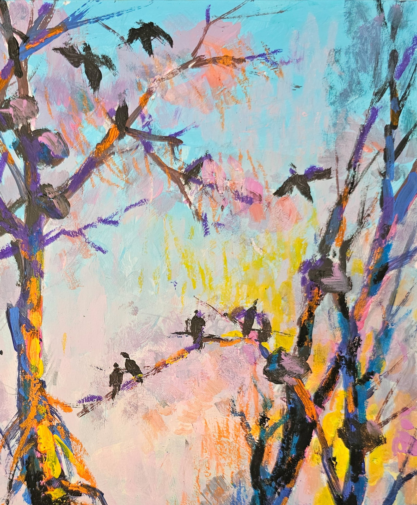Oil painting evening is coming Vyacheslav Petrovich Babac - 4